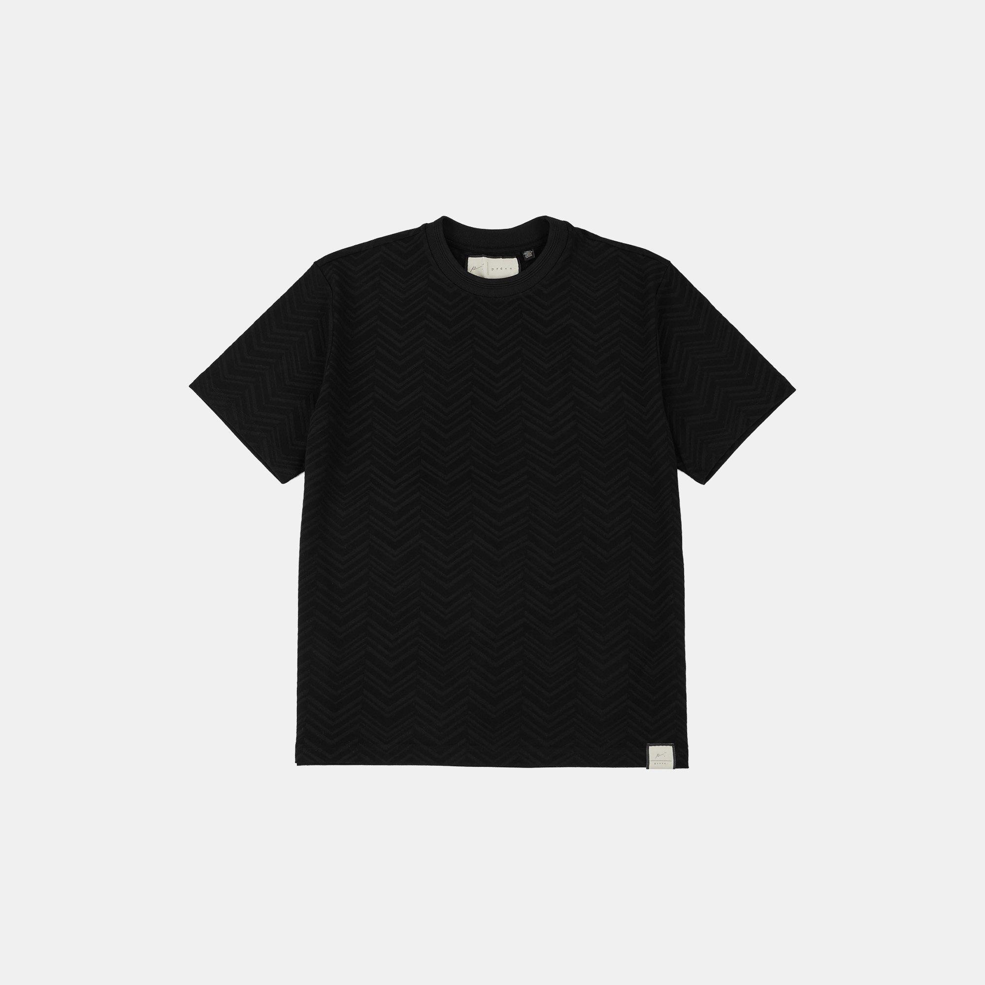 Black 001 - Prevu - Mens Abrey T-Shirt - 1