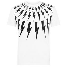 Neil Barrett Lightning Bolt T Shirt