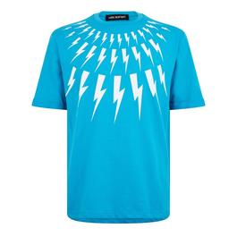 Neil Barrett Lightning Bolt T Shirt