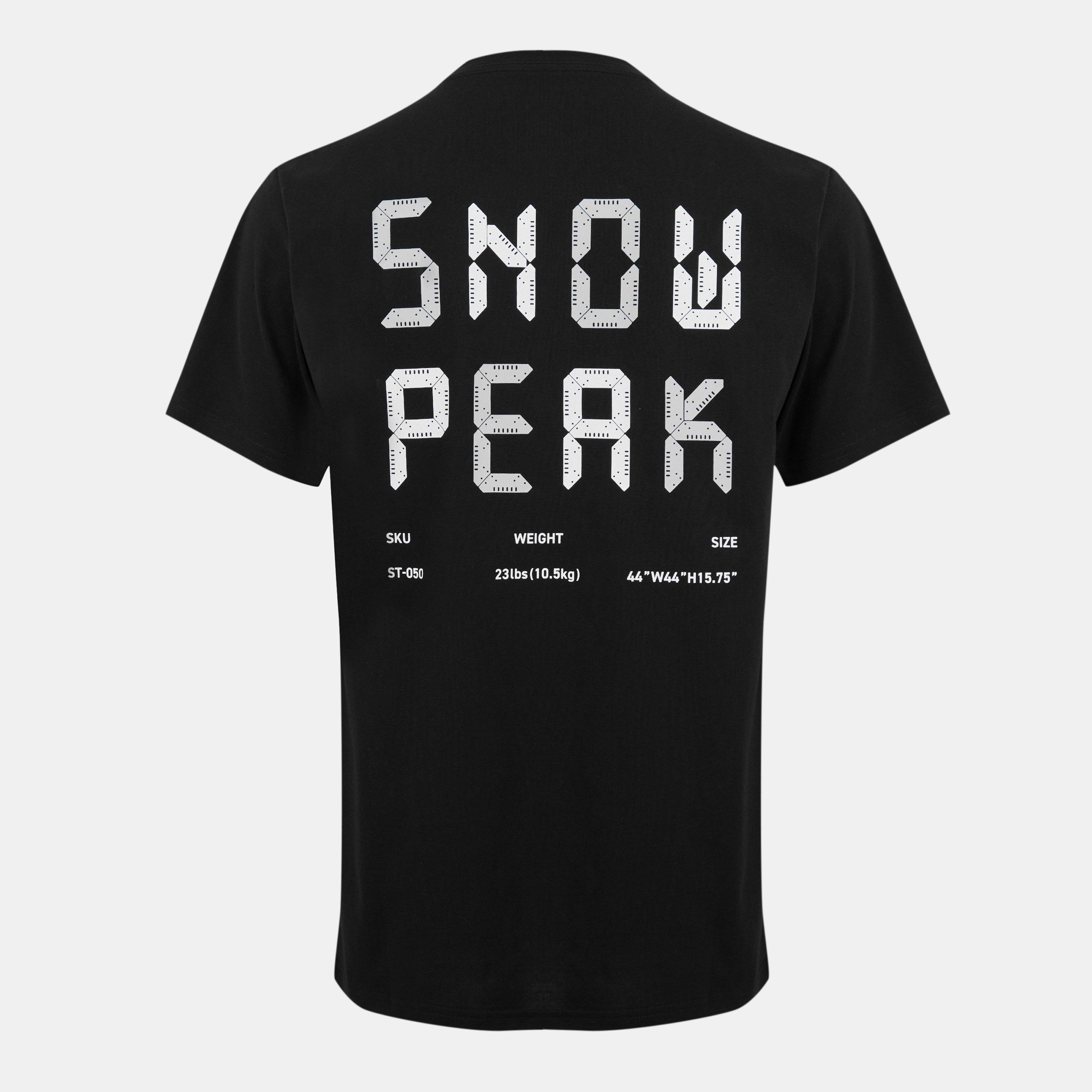 Black - Snow Peak - Men's Regular Fit T-Shirt - 2