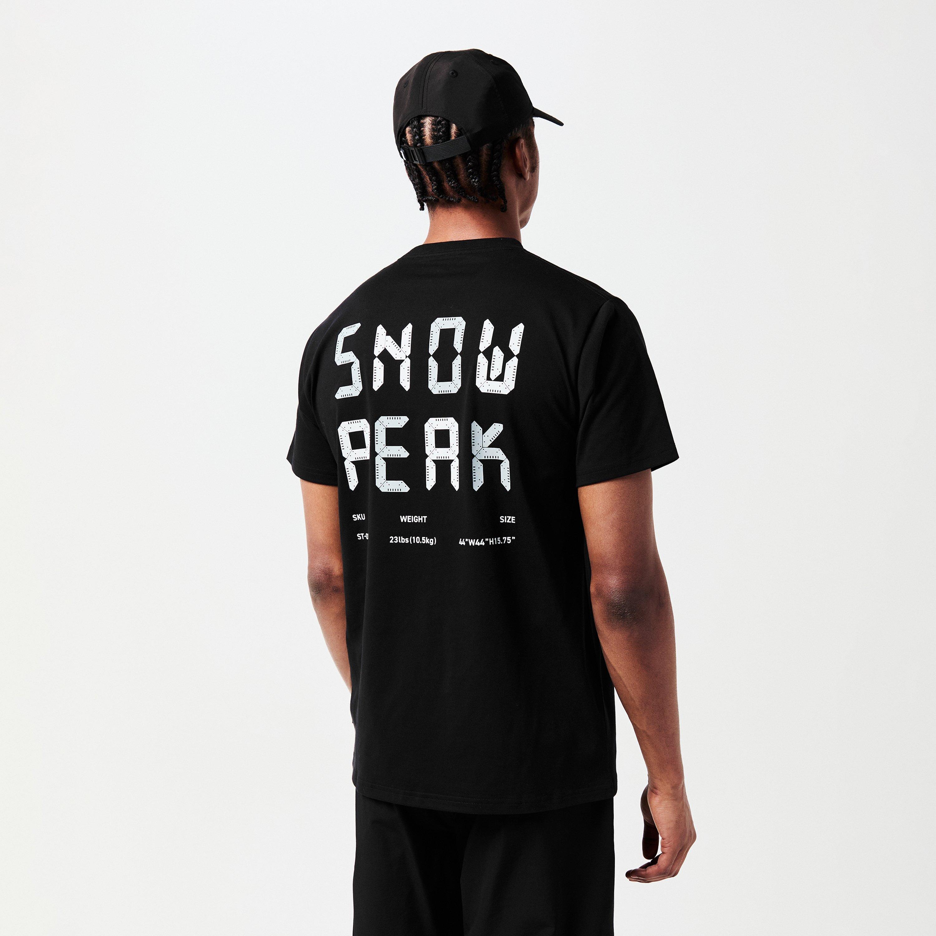 Black - Snow Peak - Men's Regular Fit T-Shirt - 4