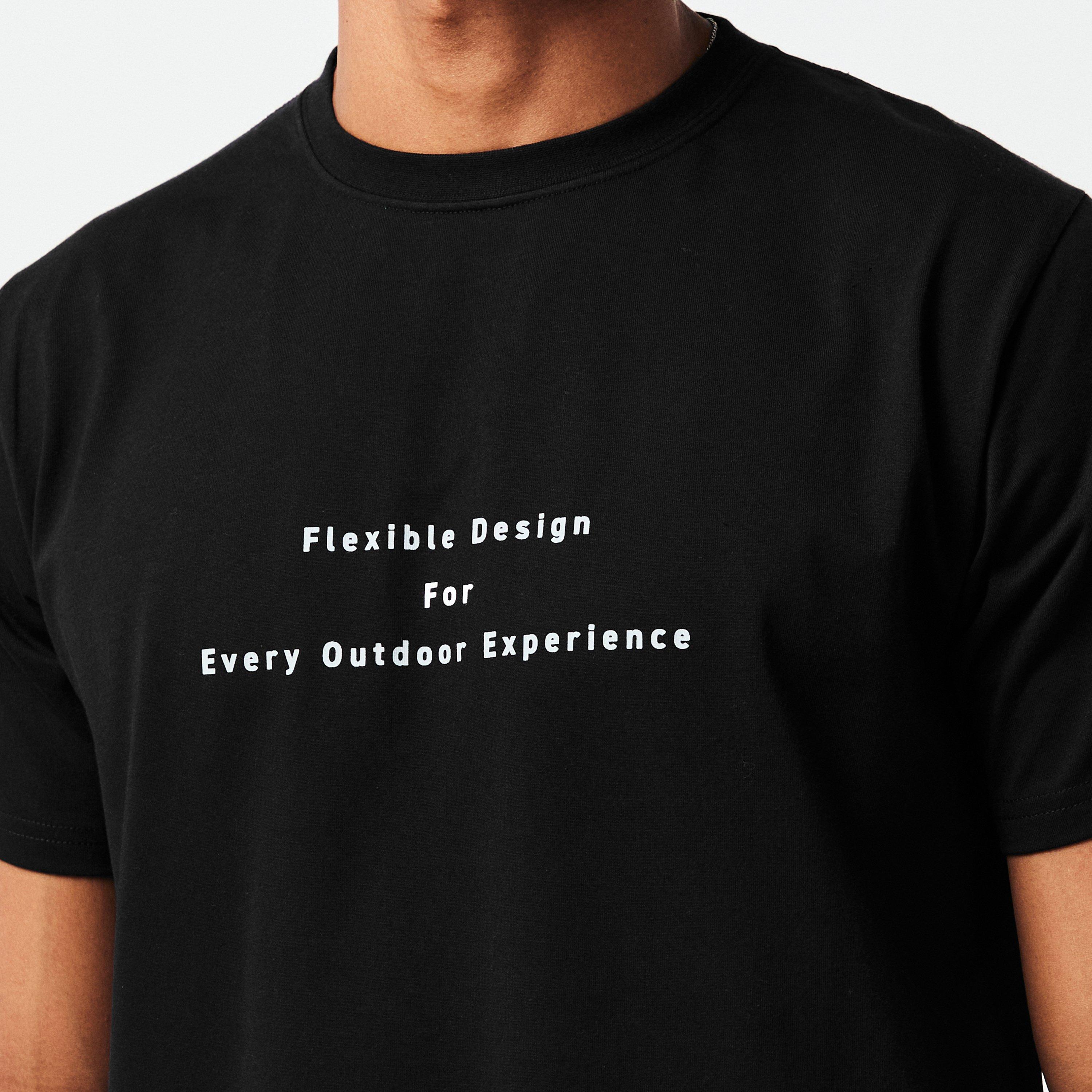 Black - Snow Peak - Men's Regular Fit T-Shirt - 5