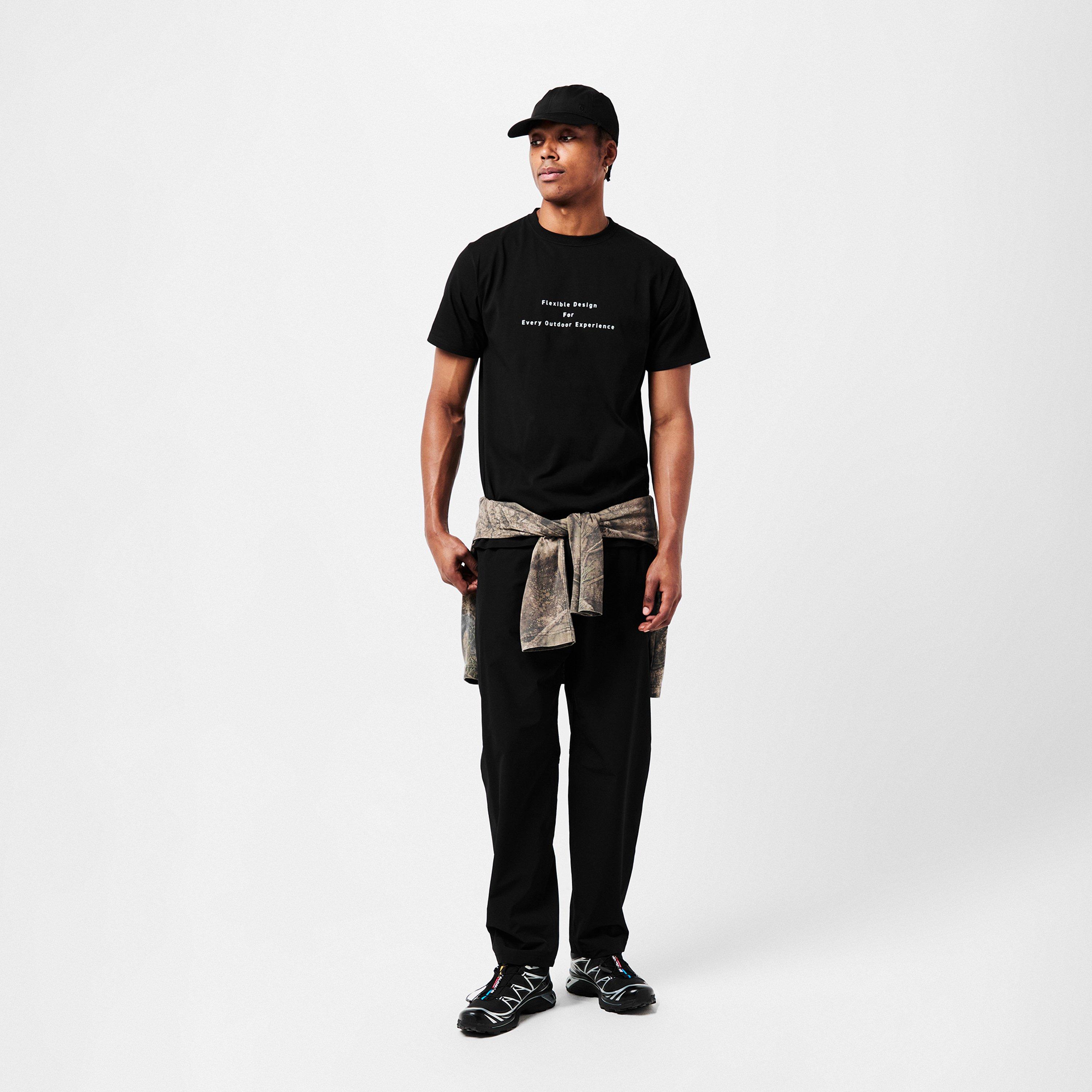 Black - Snow Peak - Men's Regular Fit T-Shirt - 6