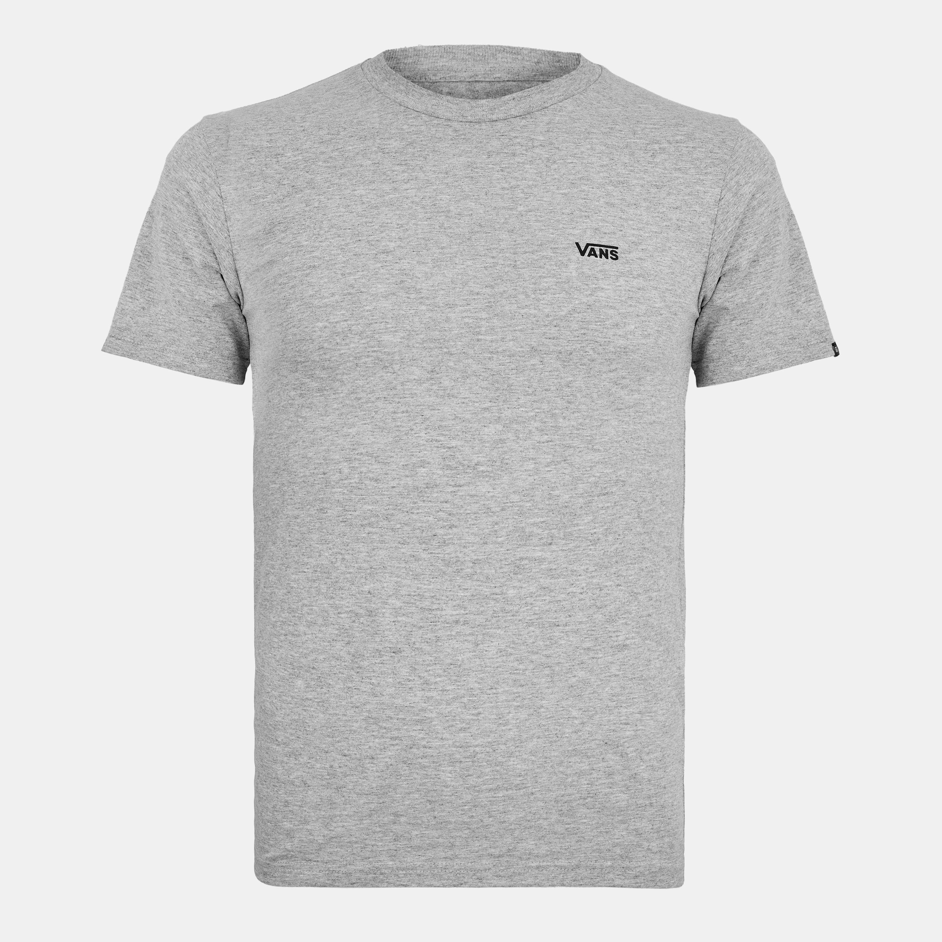 Vans  Adults Left Chest Logo Fairway Regular Fit T-Shirt - Heather/Black - X Small