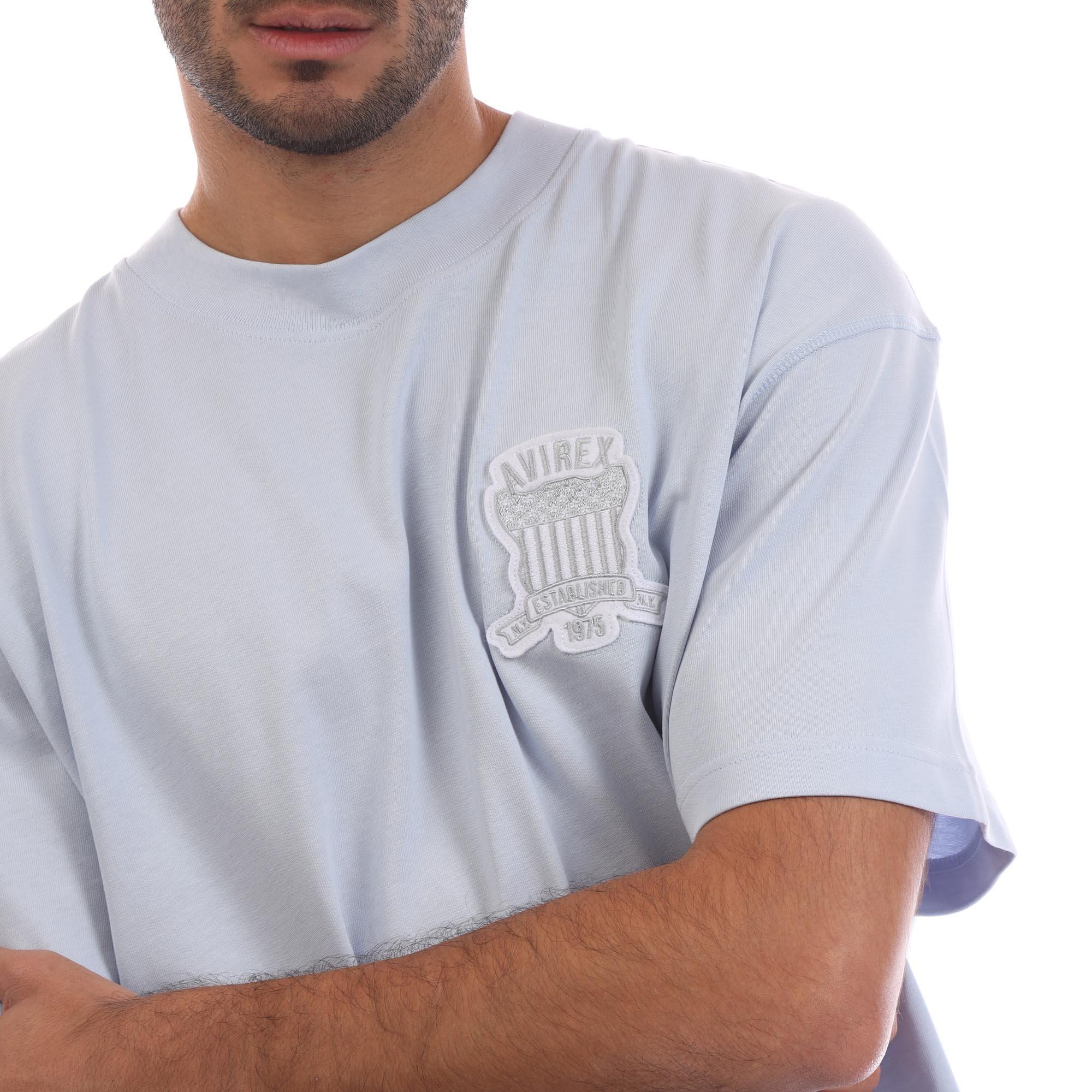 Sky Blue - Avirex - AVX Lenox Tee Sn99 - 2