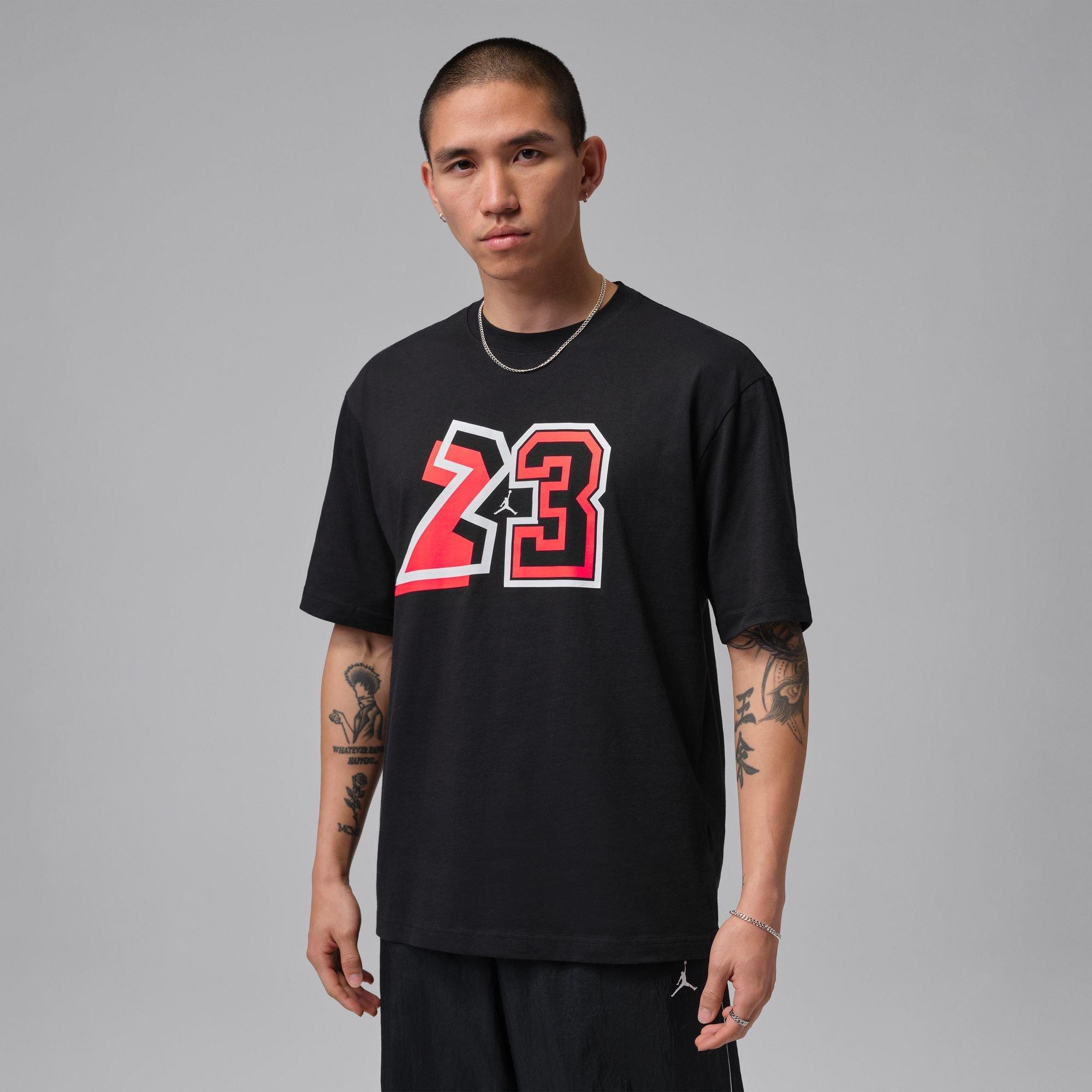 Black/White - Air Jordan - Men's T-Shirt - 1