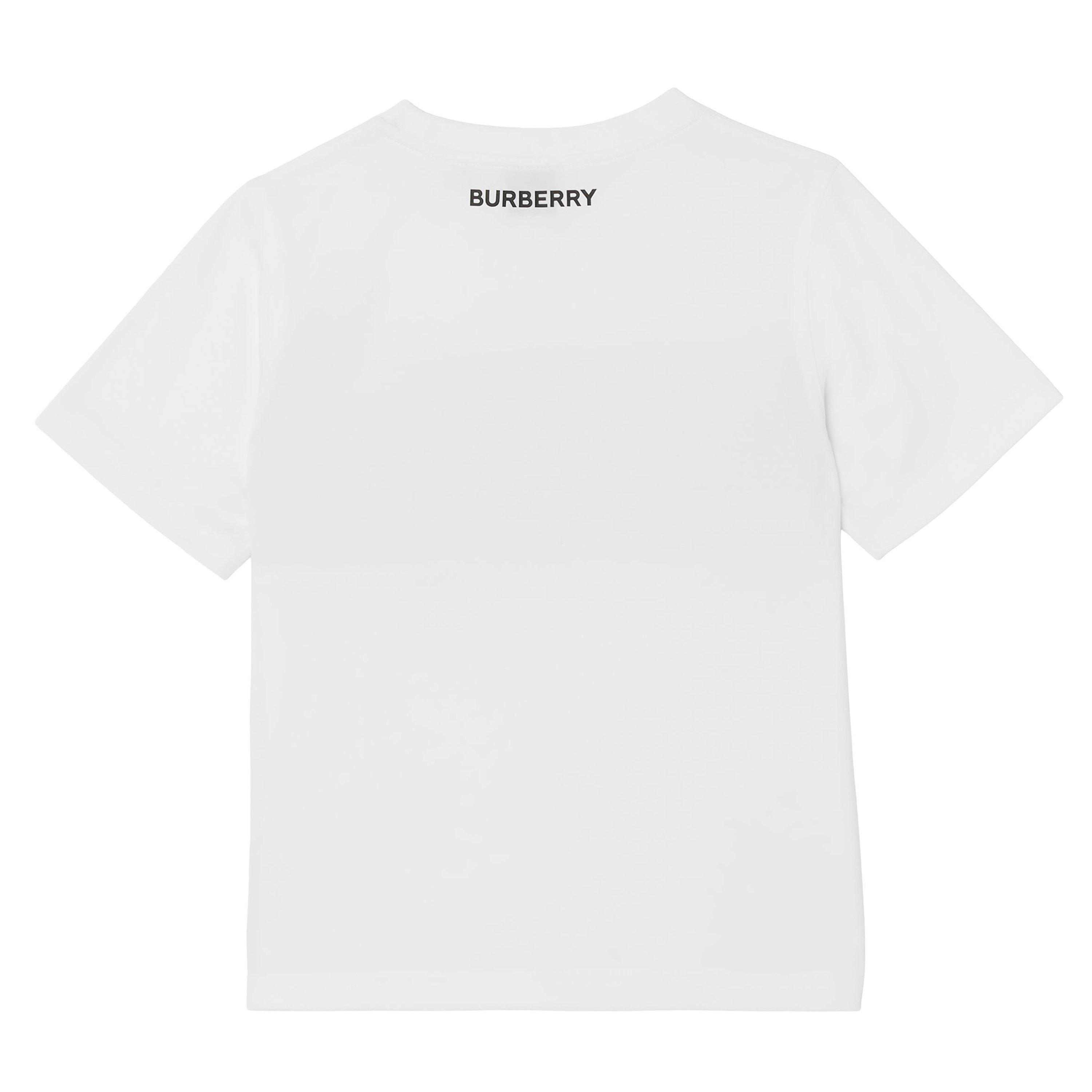 Burberry Children's Cedar Check Panel T Shirt | Cruise Fashion