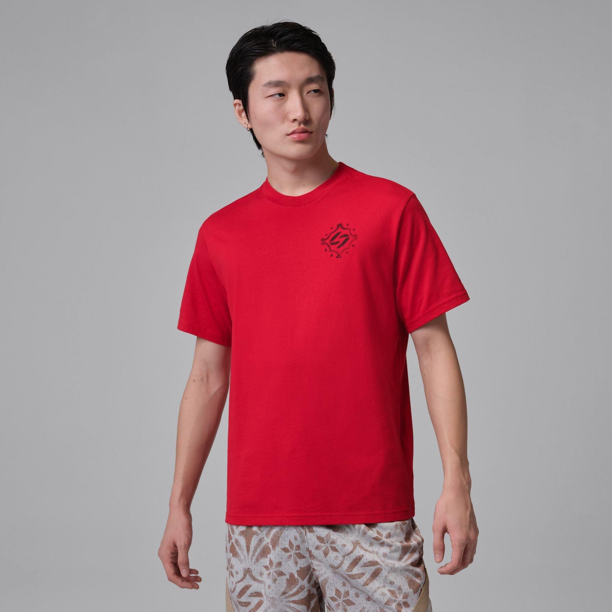 Red/Black - Air Jordan - Jordan Luka GFX Tee Sn62 - 1