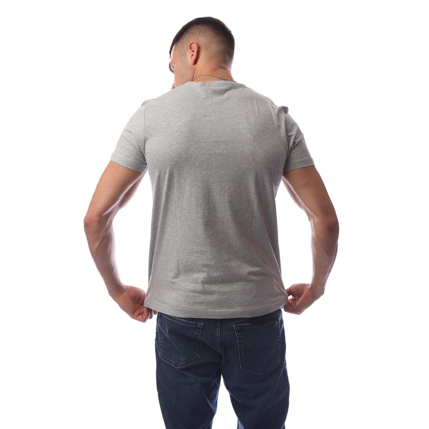 Pastel Grey - Boss - Men's Teebo Regular Fit T-Shirt - 2