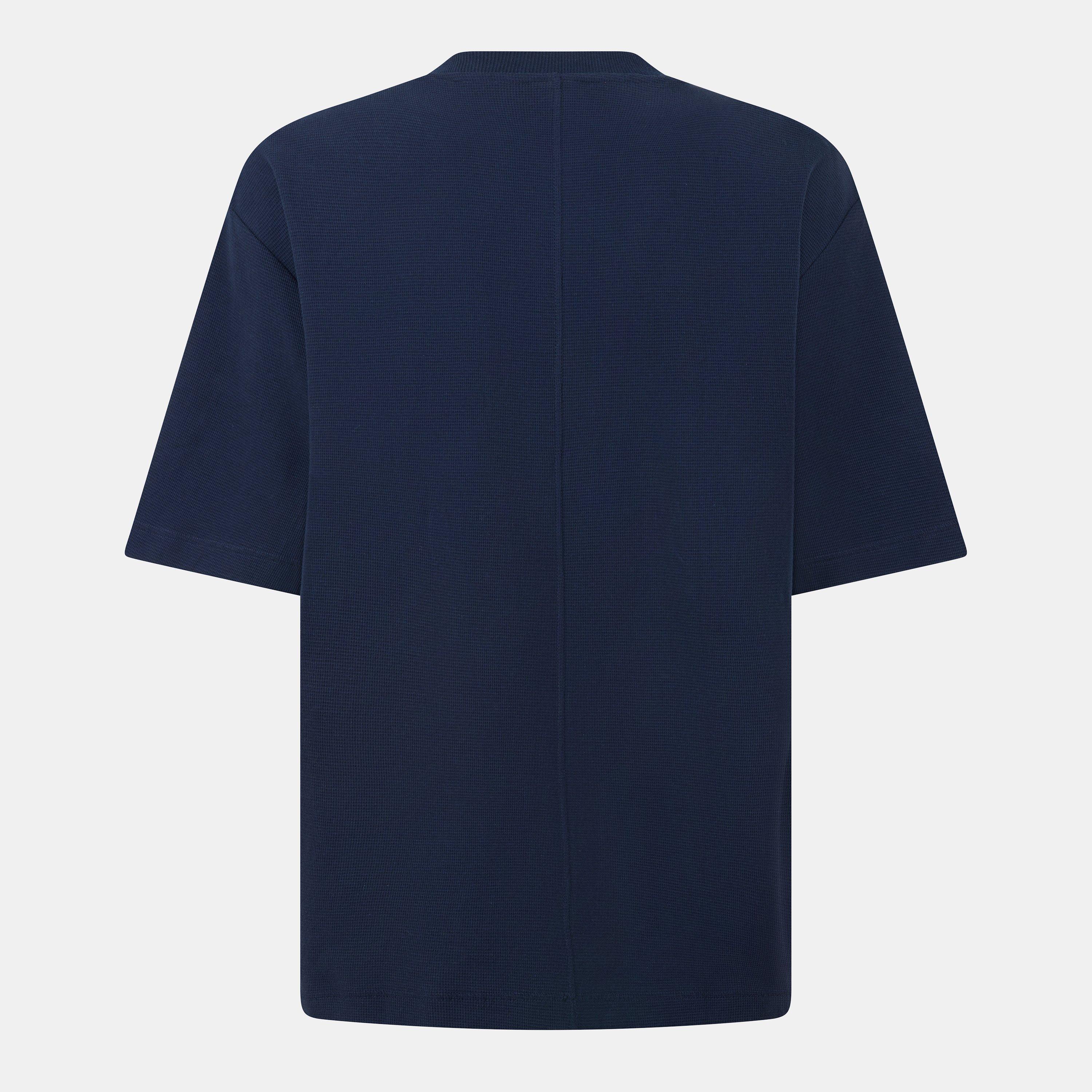 Dark Blue - Boss - Men's Te Waffle T-Shirt - 2