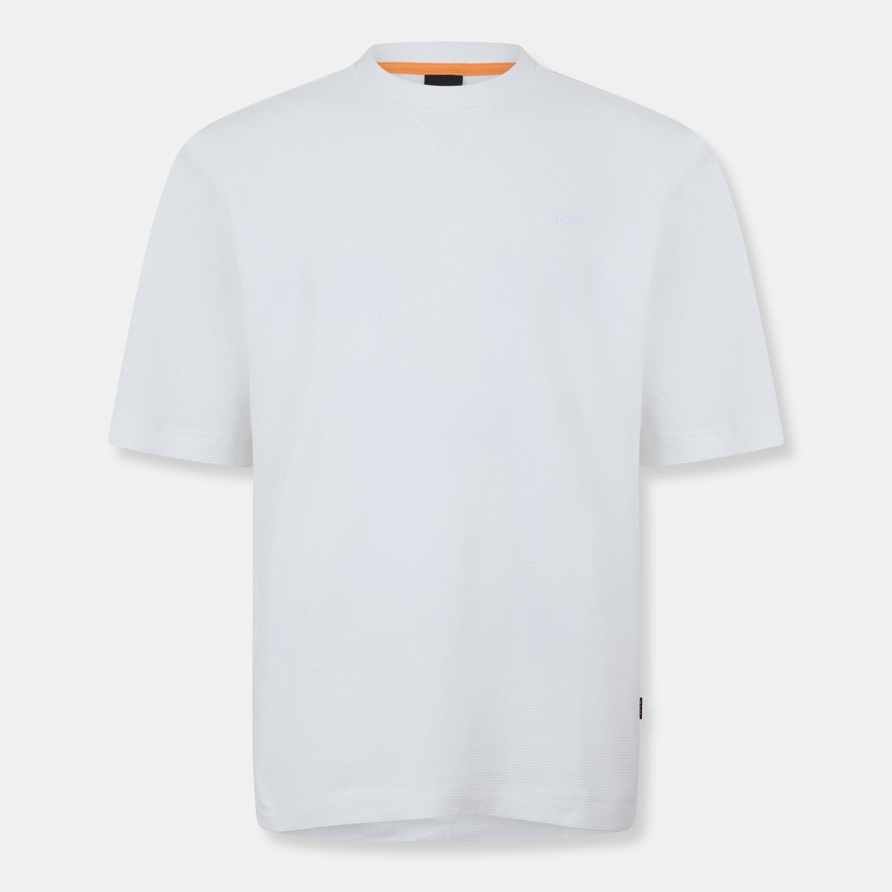 Boss Men's Te Waffle T-Shirt - Natural - XL