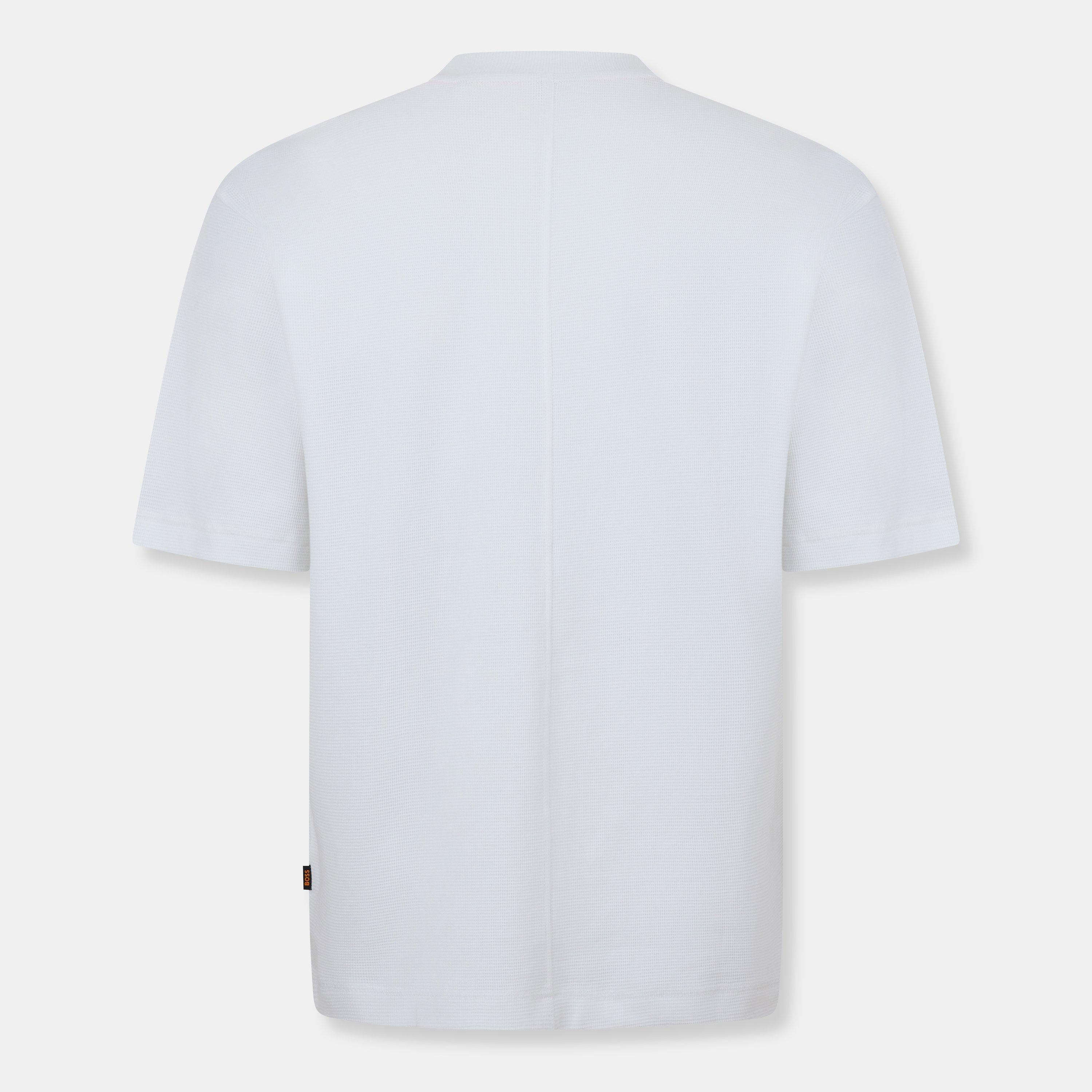 Natural - Boss - Men's Te Waffle T-Shirt - 2