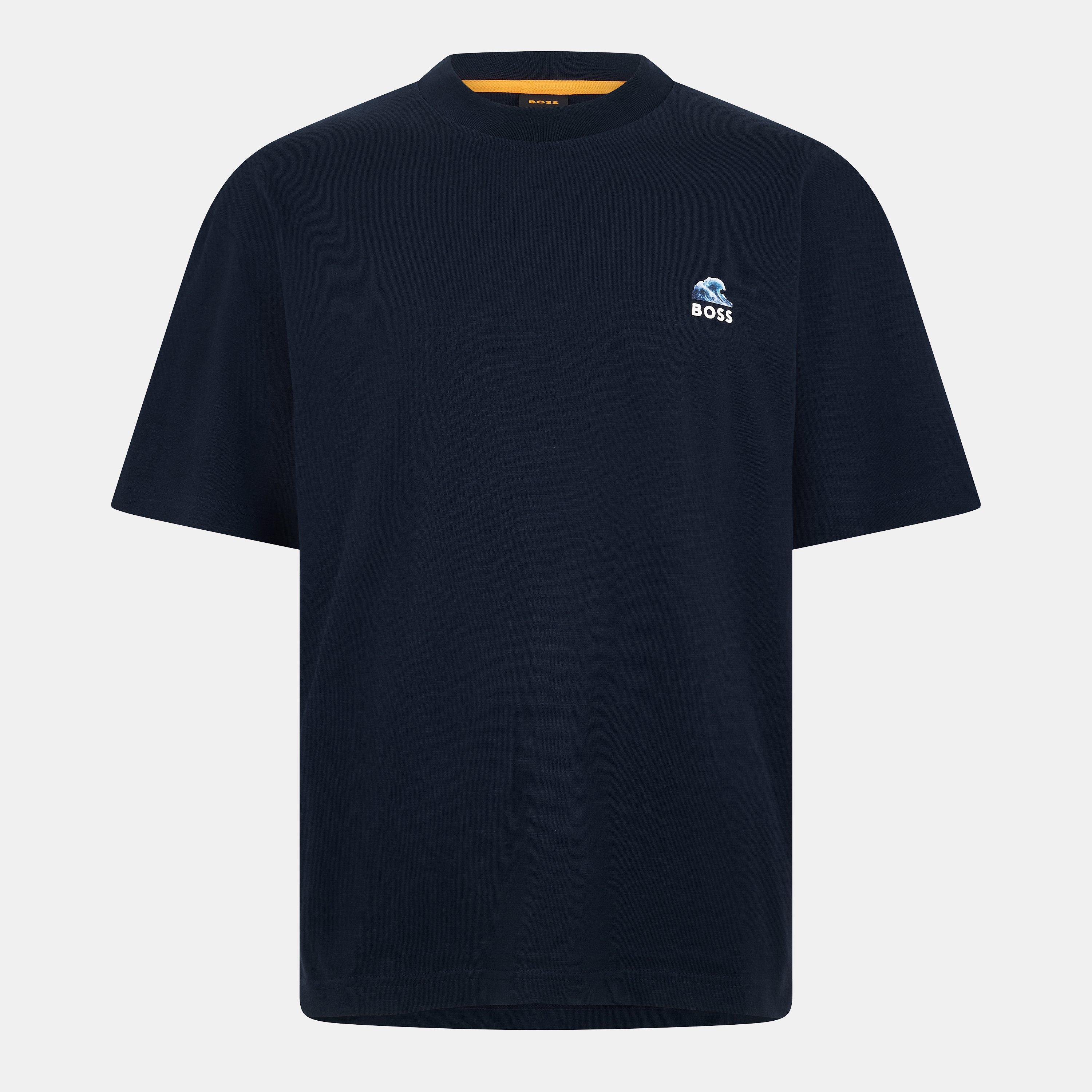 Dark Blue - Boss - Men's Te Numbers T-Shirt - 1