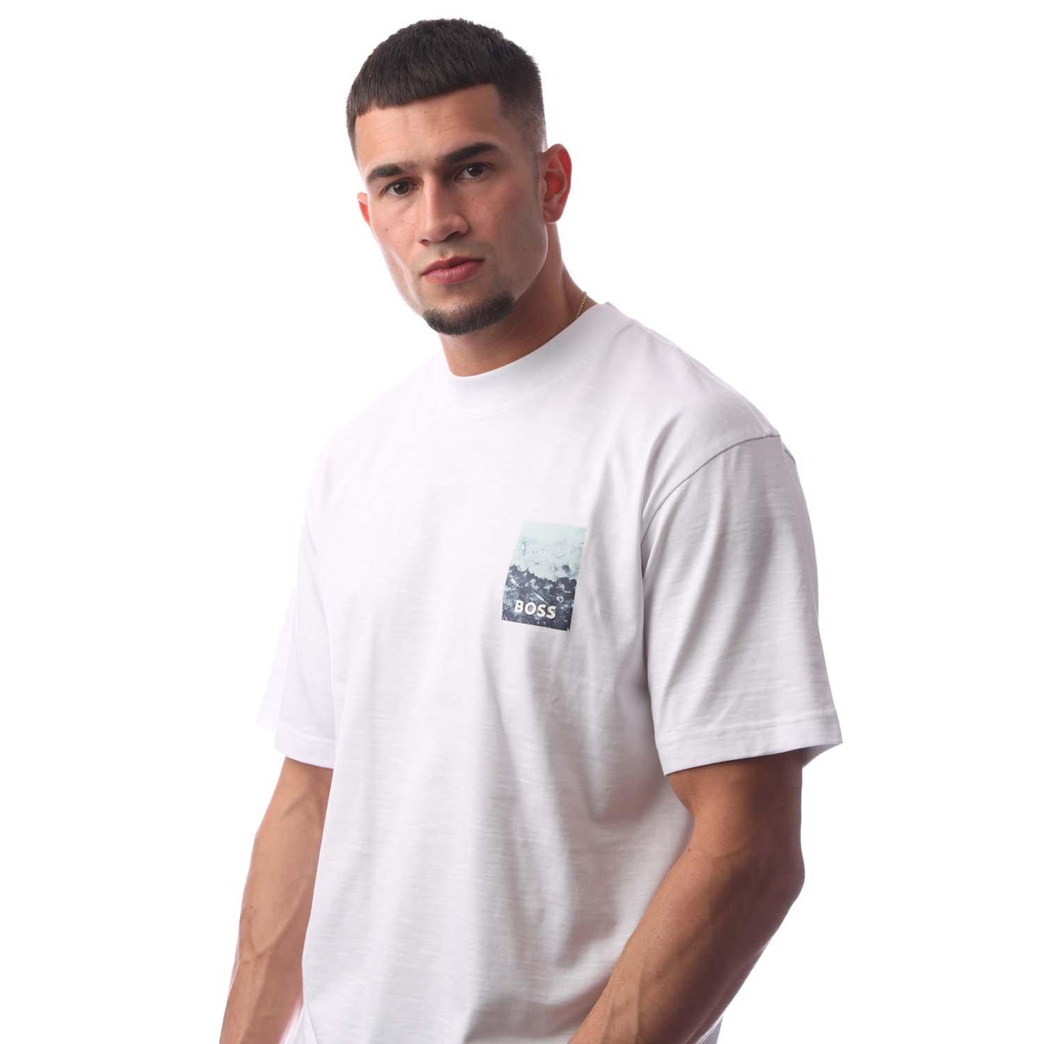 Natural - Boss - Men's Te Numbers T-Shirt - 3