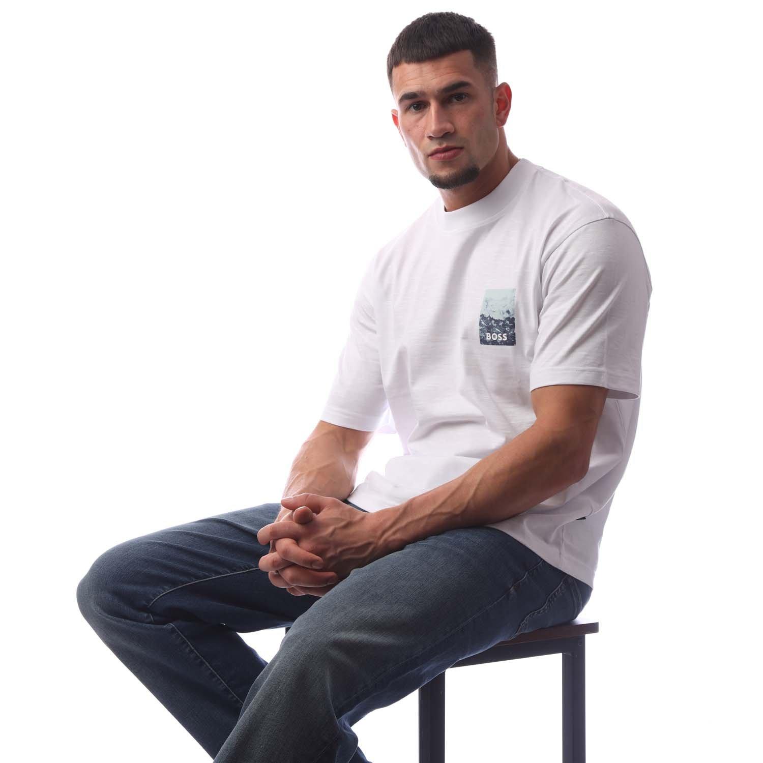 Natural - Boss - Men's Te Numbers T-Shirt - 4