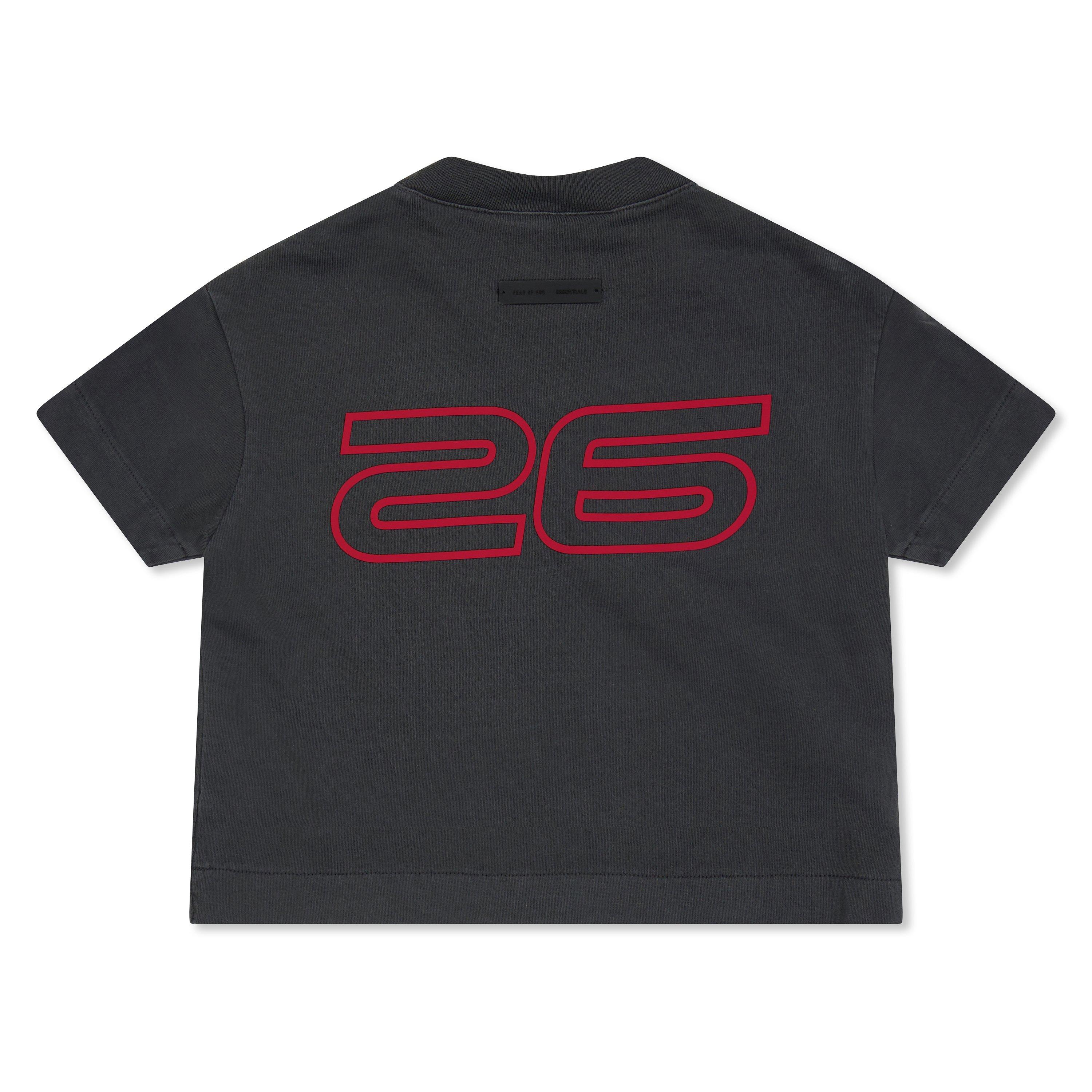 Iron Grey - Fear Of God Essentials - Unisex Kids' Regular Fit Logo T-Shirt - 2