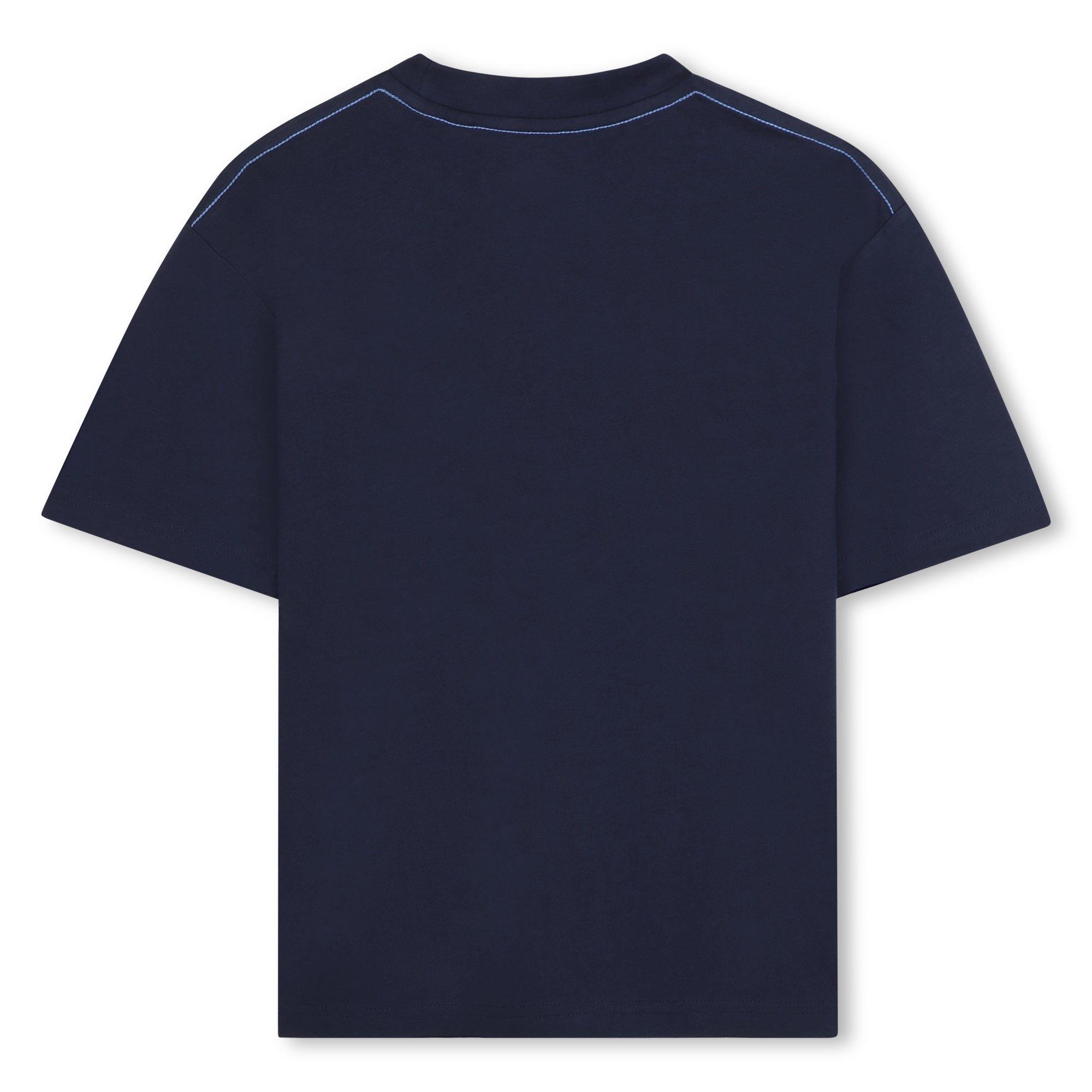 Navy - Timberland - Kids' Timb Large Logo T-Shirt - 2