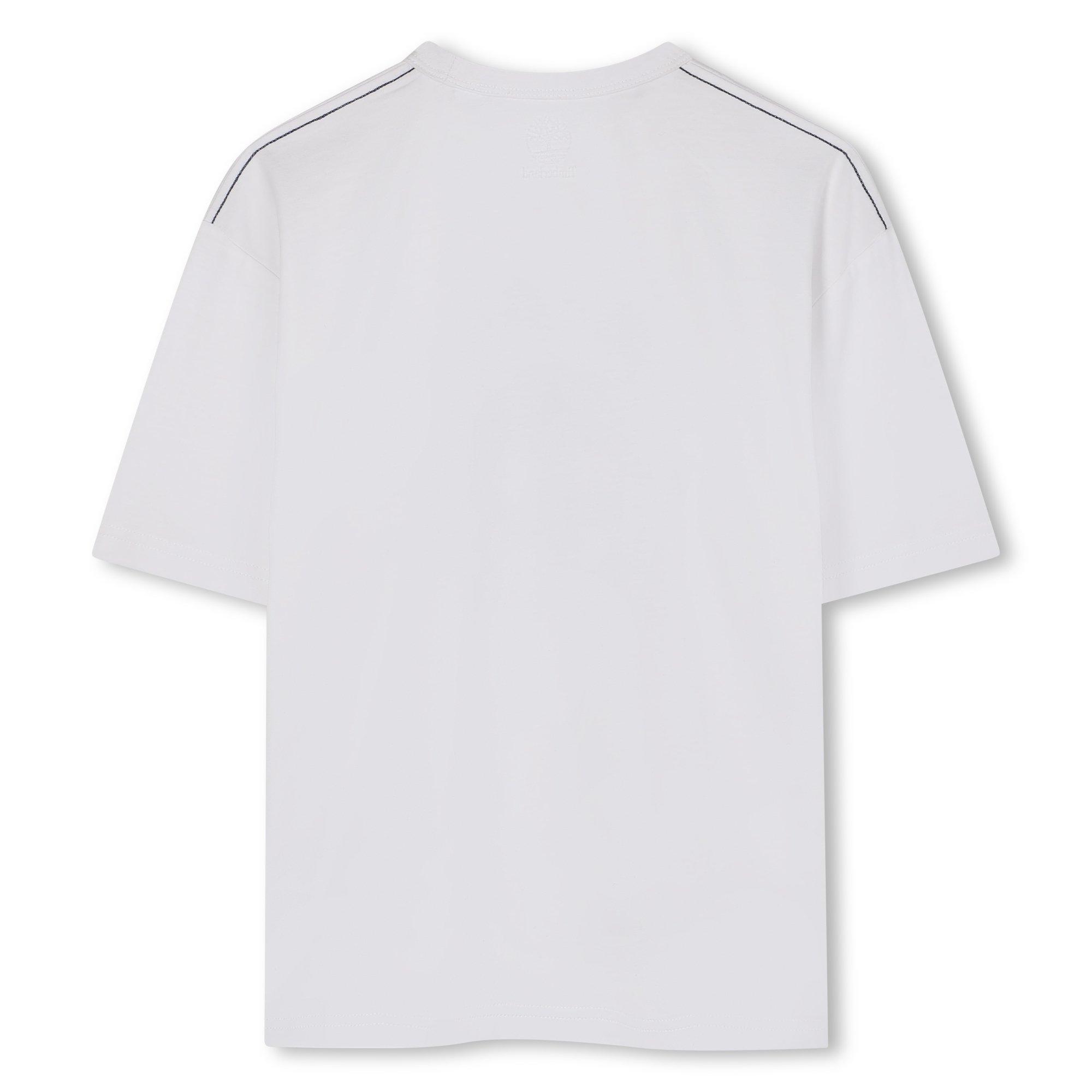 White/Black - Timberland - Timb Logo Tee Jn54 - 2