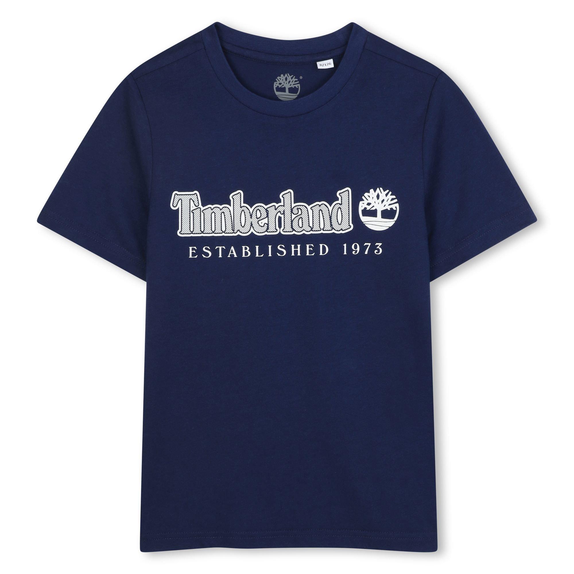 Navy - Timberland - Kids' ClassicLogo T-Shirt - 1