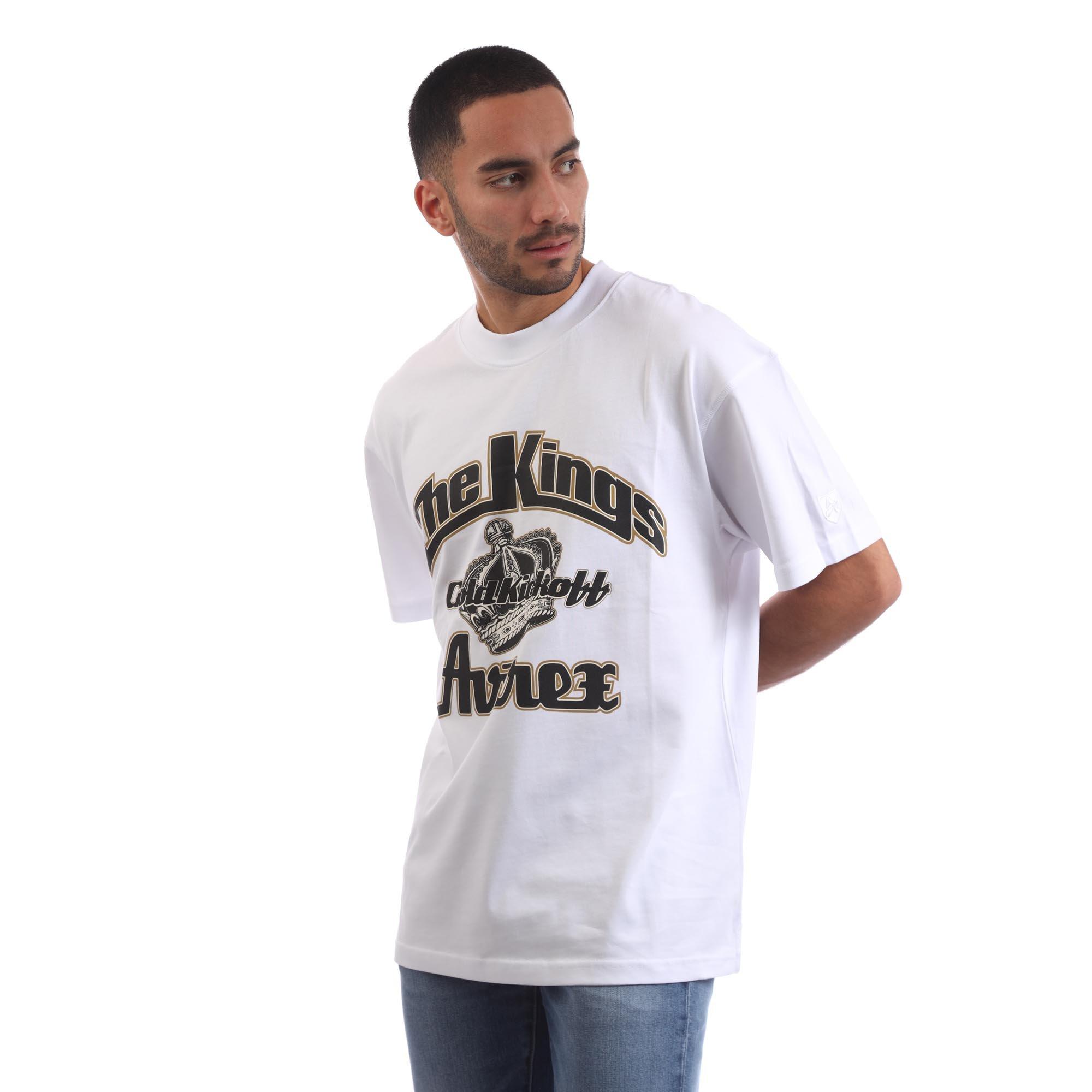 Black - Avirex - Men's Glendale Oversized T-Shirt - 1