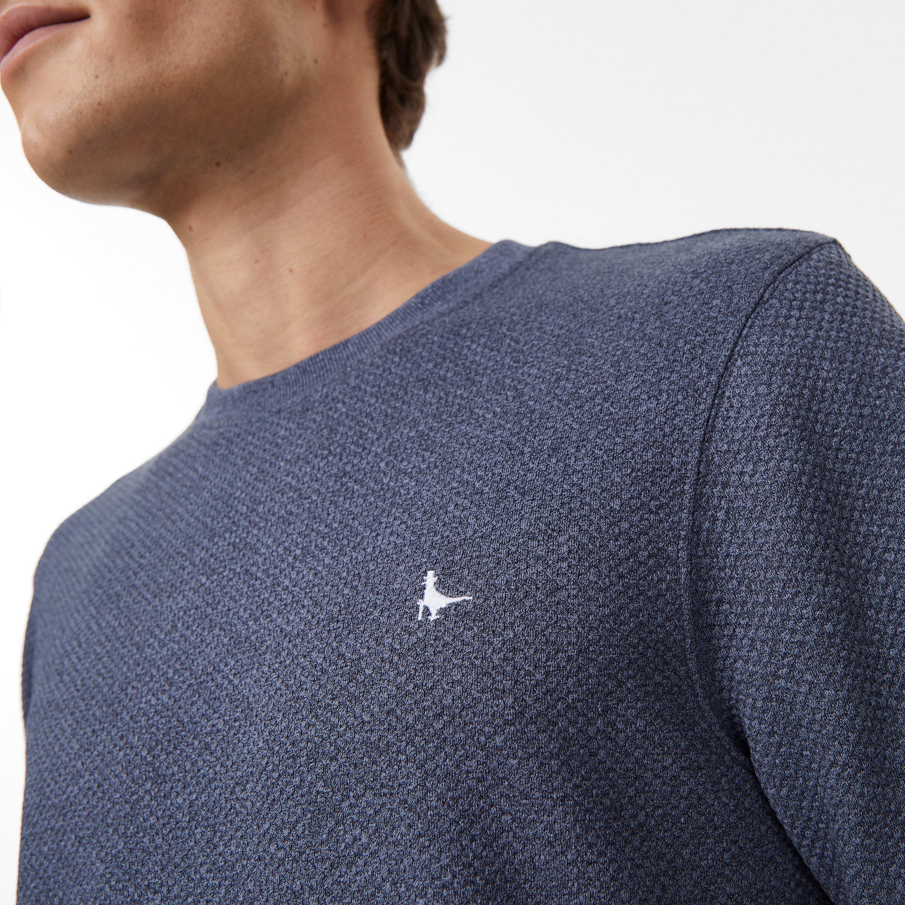 Navy - Jack Wills - Bubble Texture T-Shirt - 3