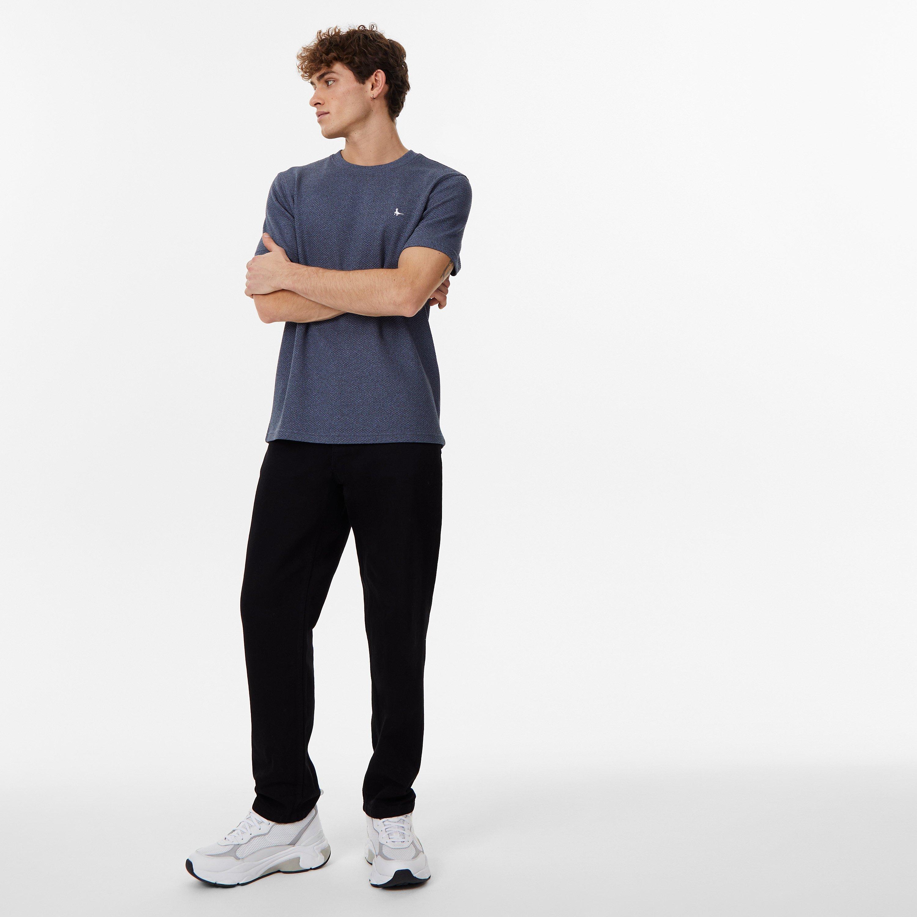 Navy - Jack Wills - Bubble Texture T-Shirt - 4