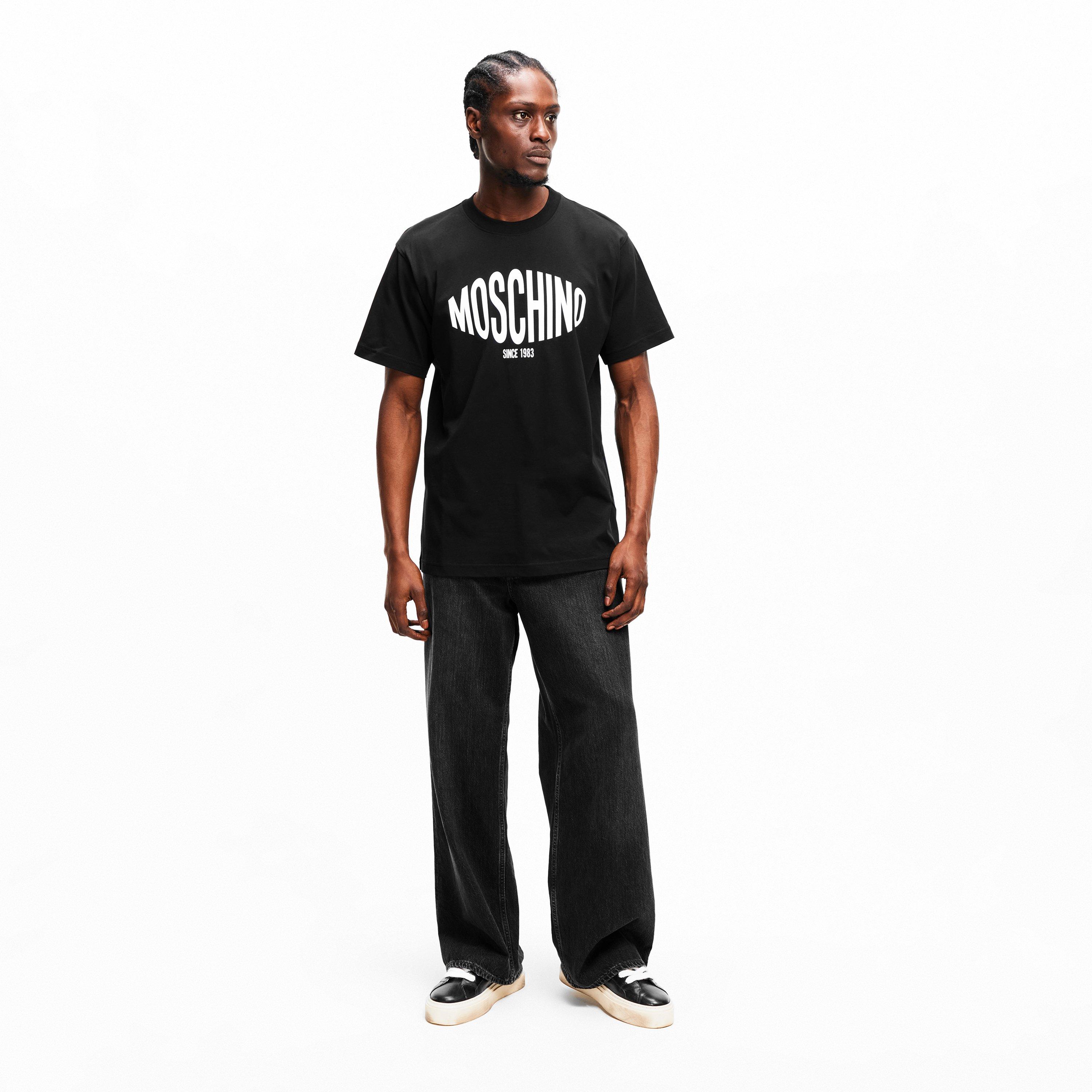 Multi Black - Moschino - Men's T-Shirt - 6
