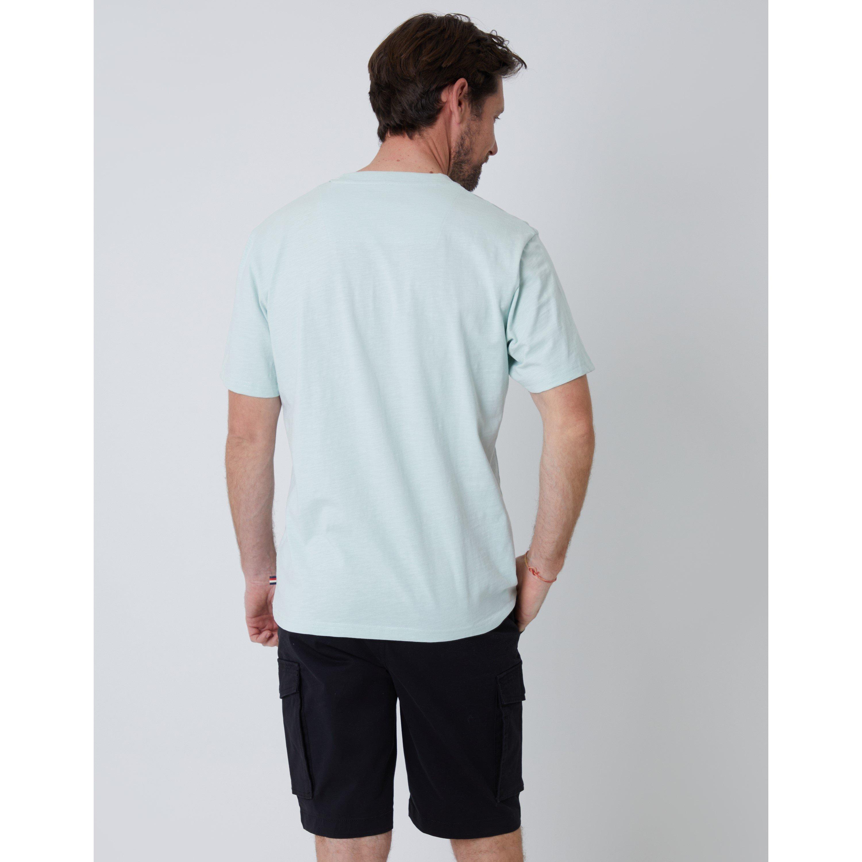 Sky Blue - Saltwell - Saltwel Miller Regular Fit T-Shirt - 3