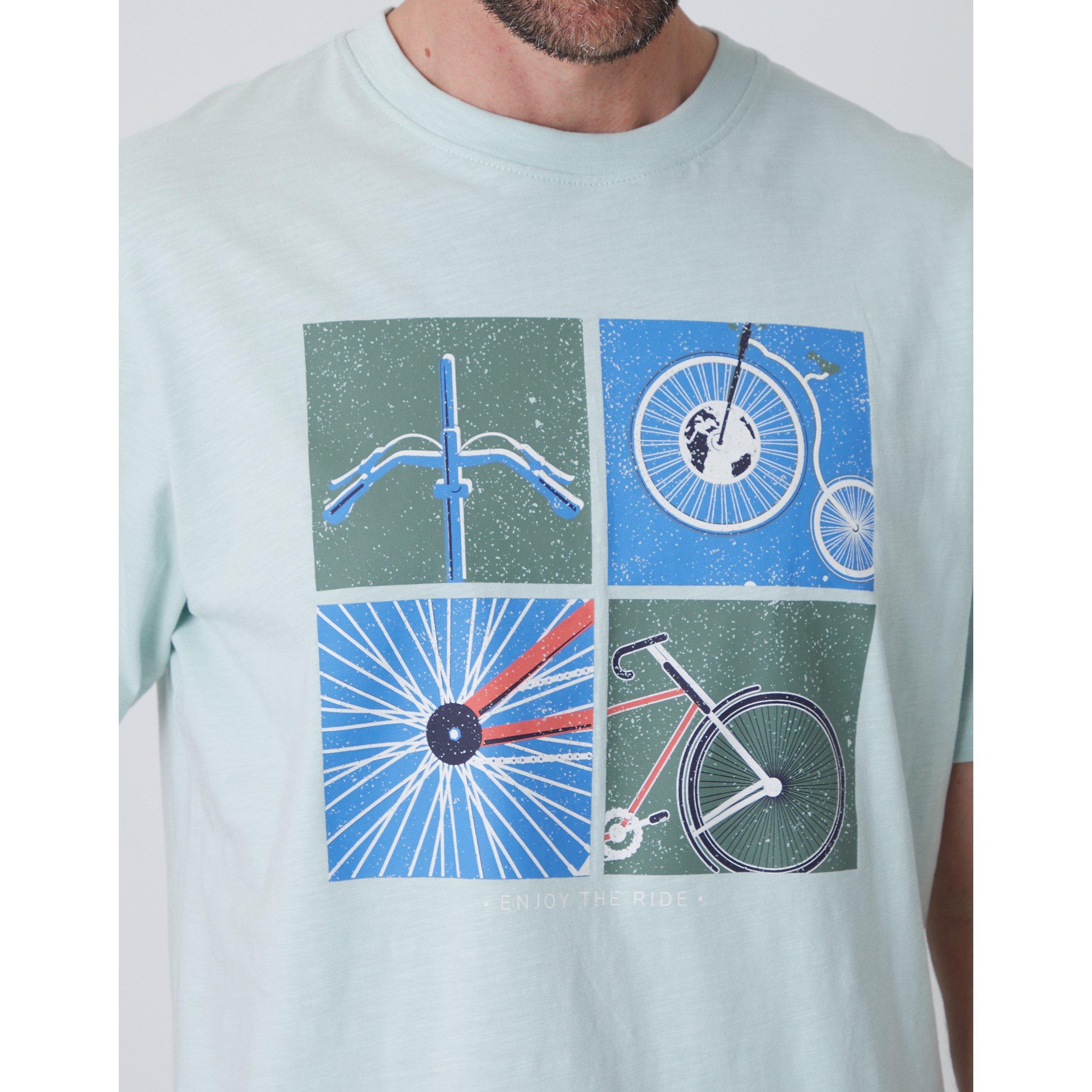 Sky Blue - Saltwell - Saltwel Miller Regular Fit T-Shirt - 4