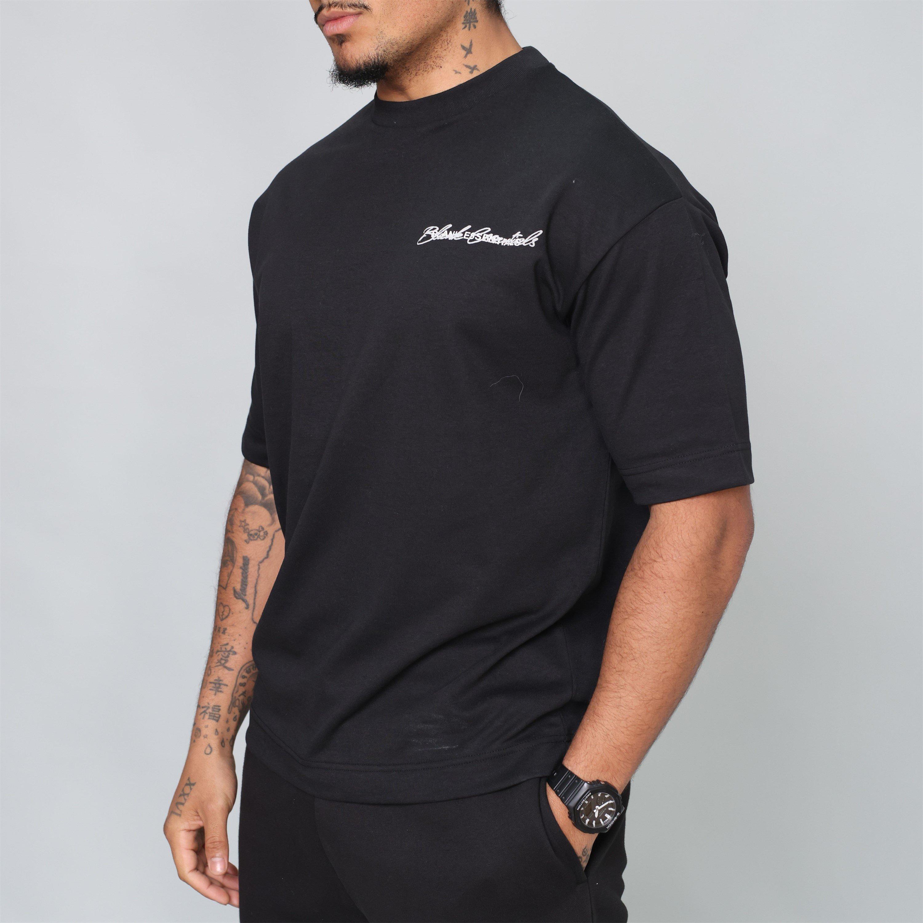 Black - Blank Essentials - Men's Signature Oversized Fit T-Shirt - 3