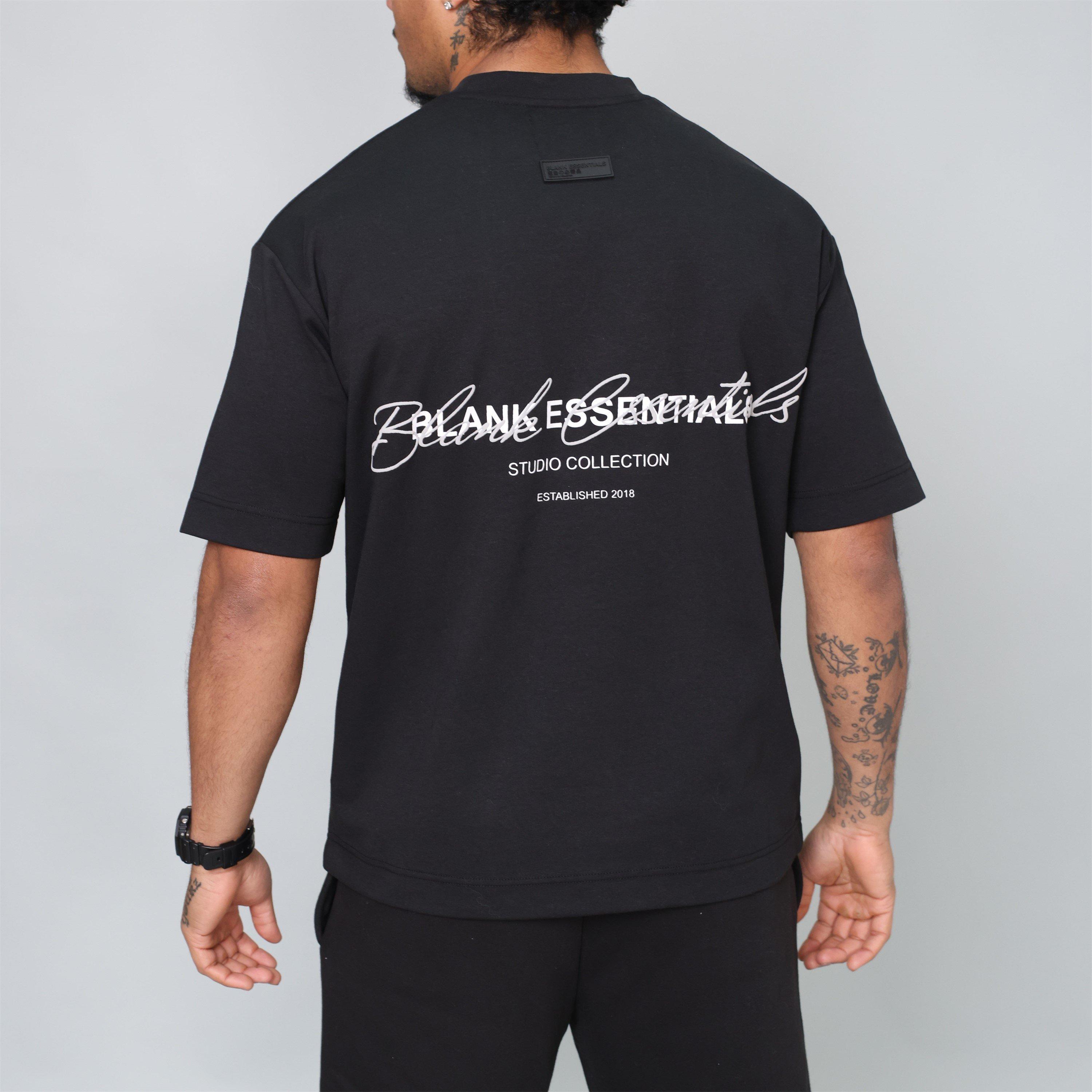 Black - Blank Essentials - Men's Signature Oversized Fit T-Shirt - 4