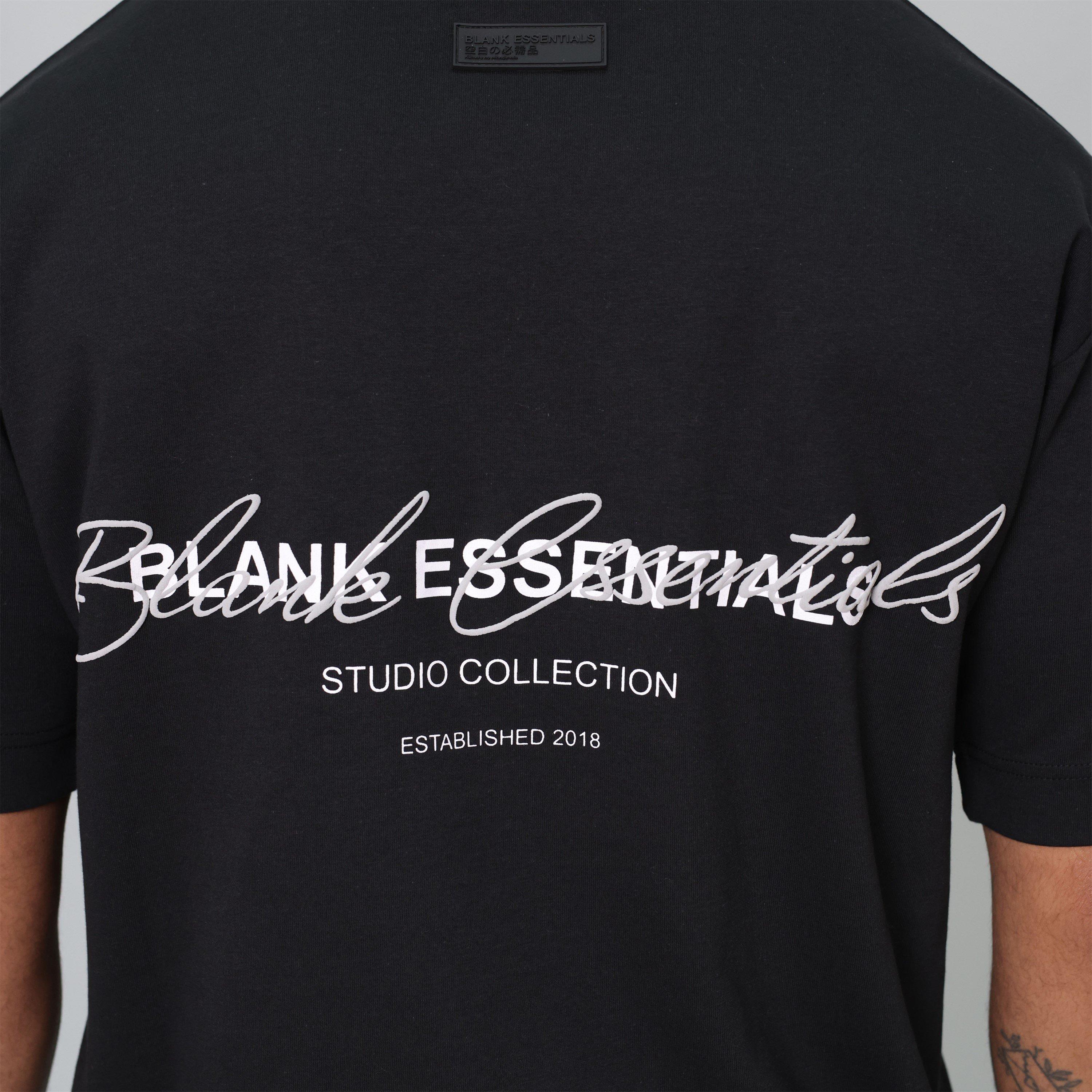 Black - Blank Essentials - Men's Signature Oversized Fit T-Shirt - 5