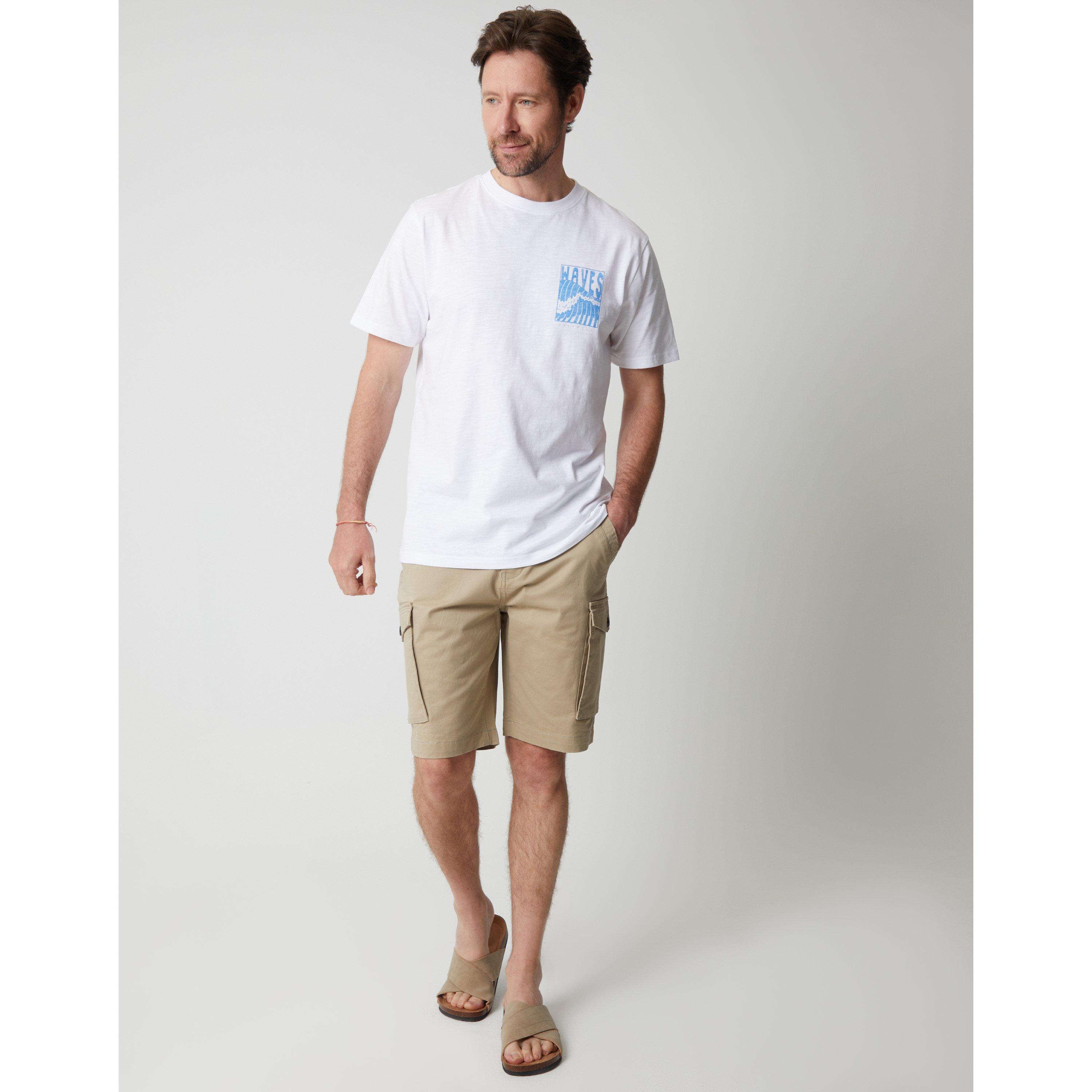 White - Saltwell - Saltwel Argyle Regular Fit T-Shirt - 2