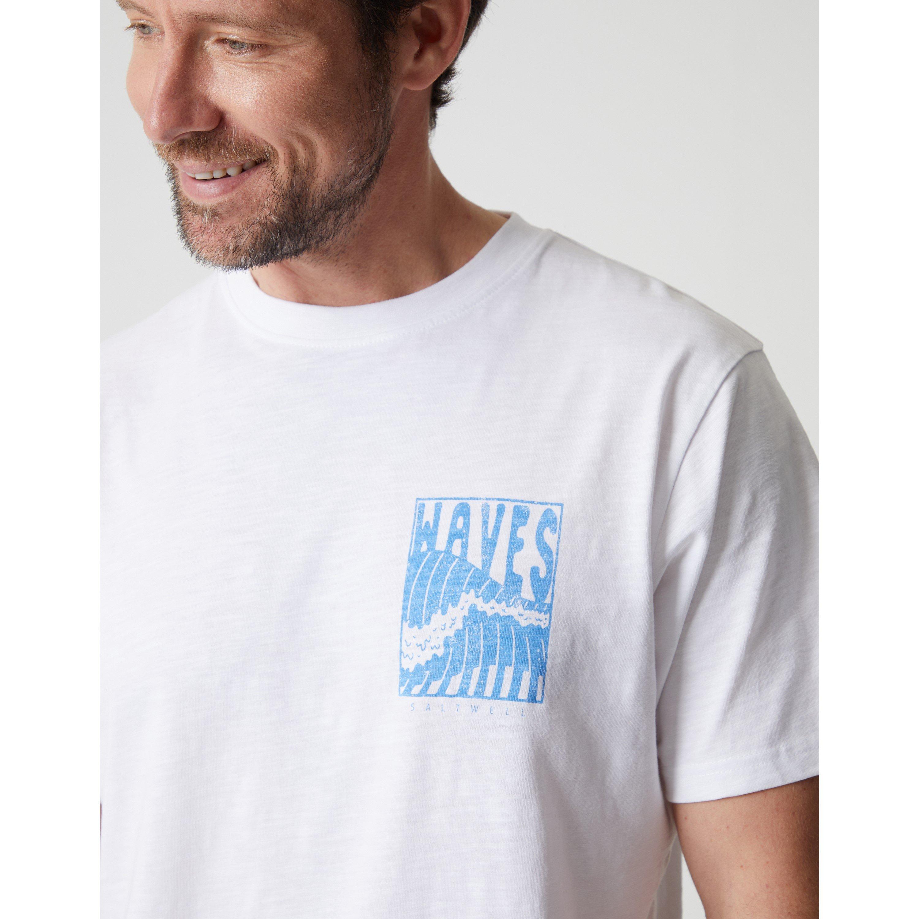 White - Saltwell - Saltwel Argyle Regular Fit T-Shirt - 4