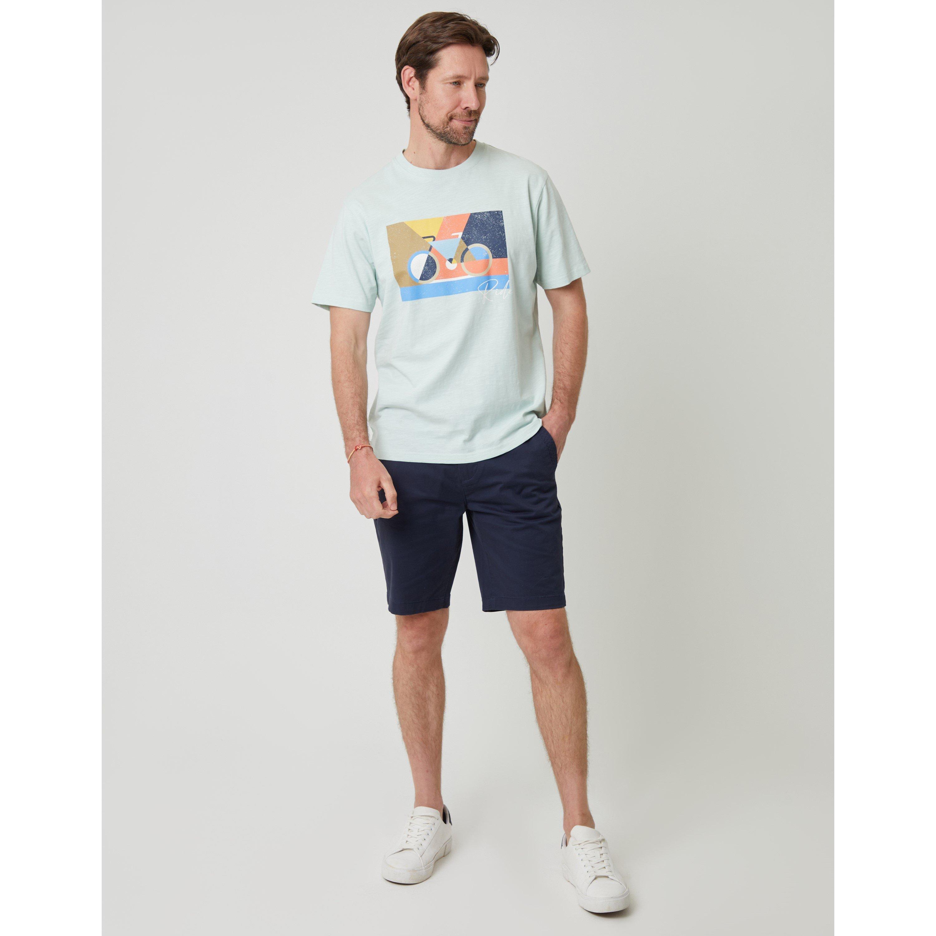 Sky Blue - Saltwell - Saltwel Haddo Regular Fit T-Shirt - 2