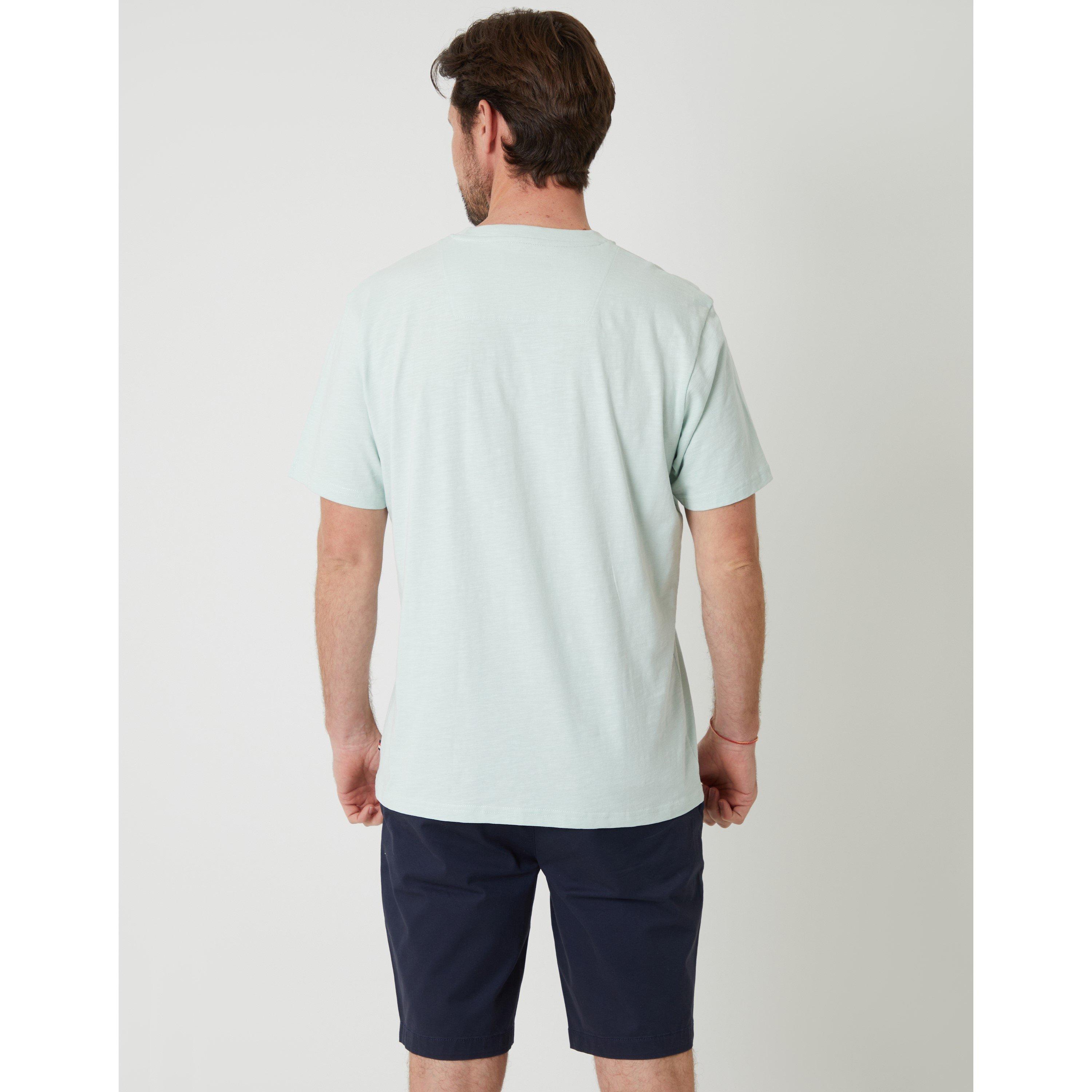 Sky Blue - Saltwell - Saltwel Haddo Regular Fit T-Shirt - 3
