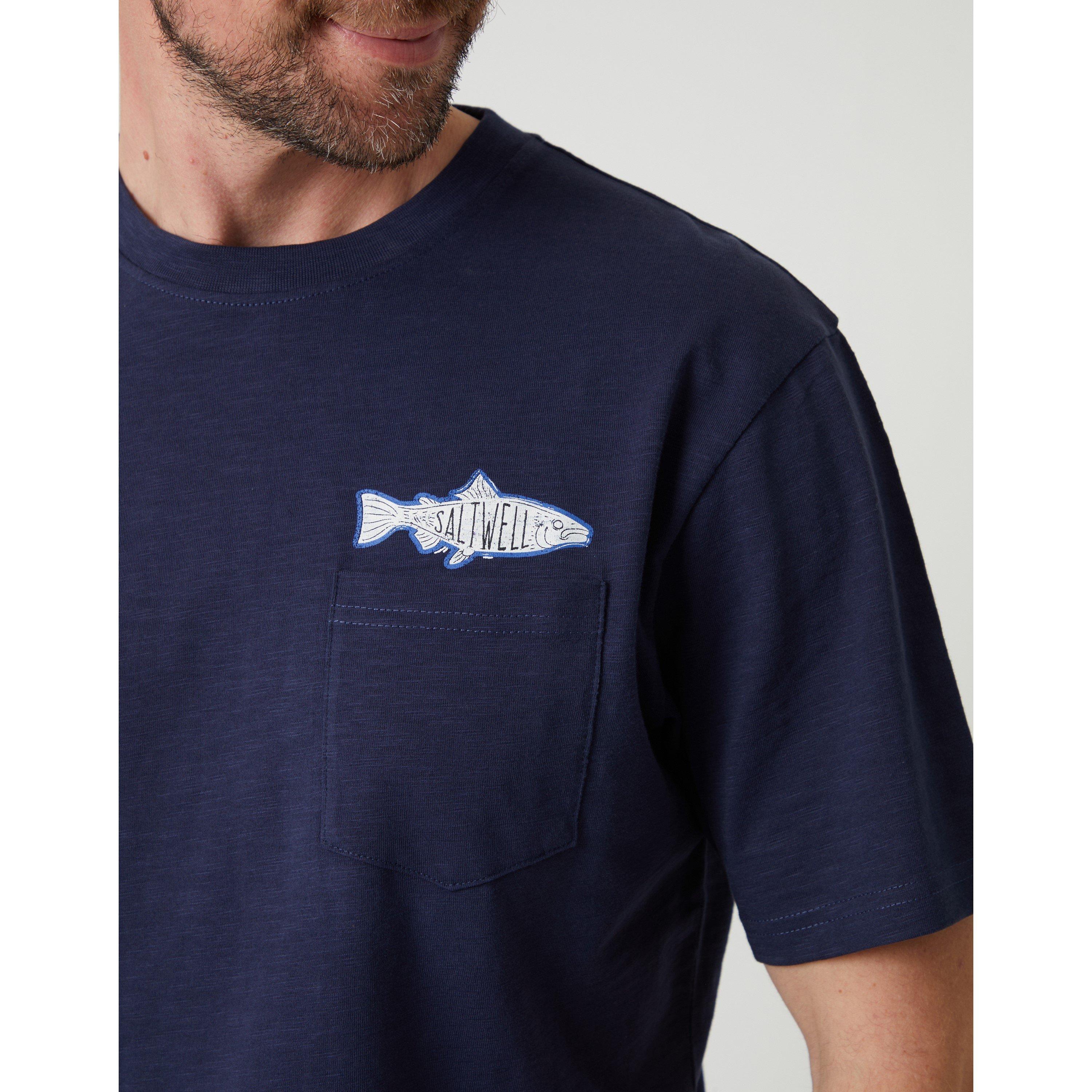 Marineblau - Saltwell - Saltwel Portree Regular Fit T-Shirt - 4
