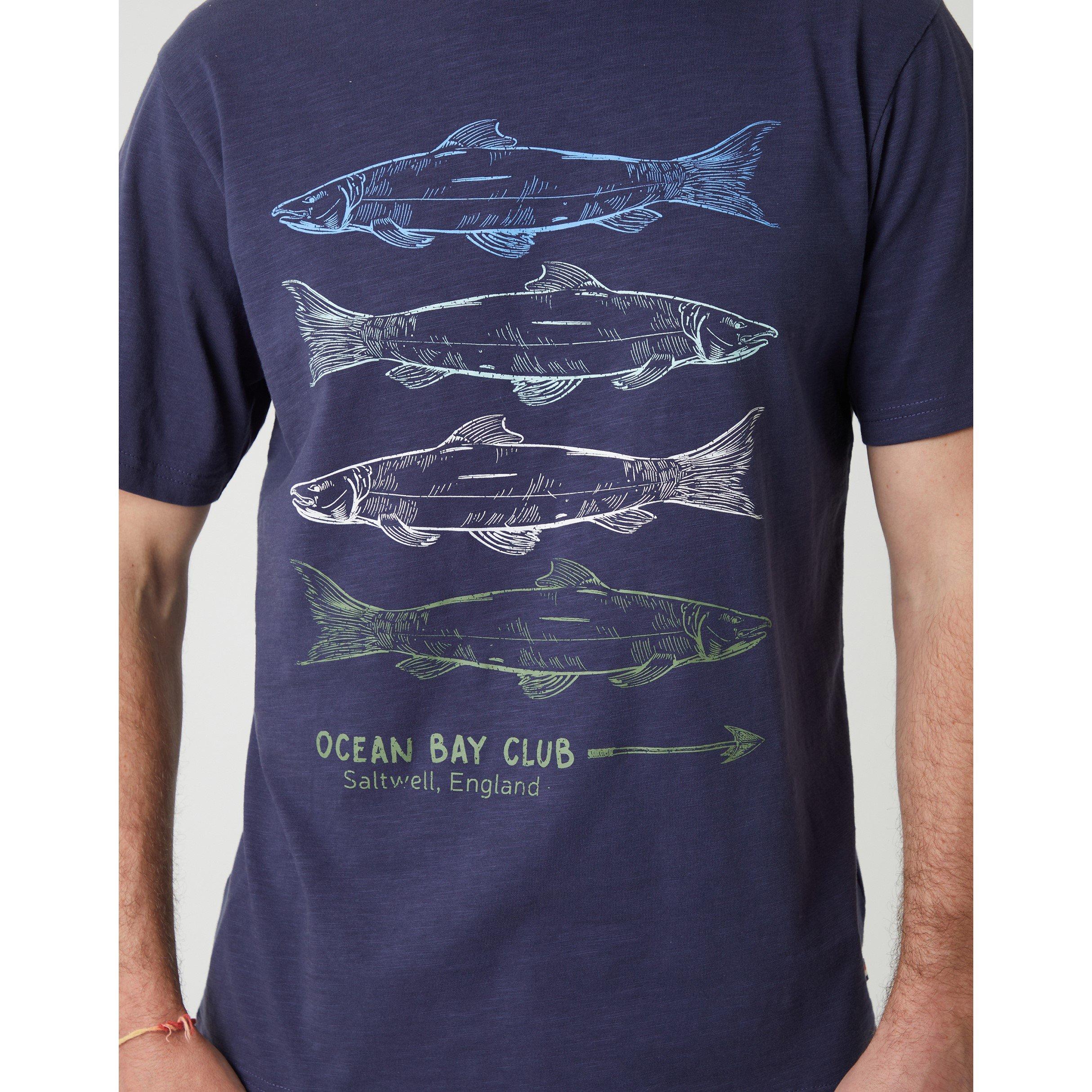 Navy - Saltwell - Regular Fit T-Shirt - 4
