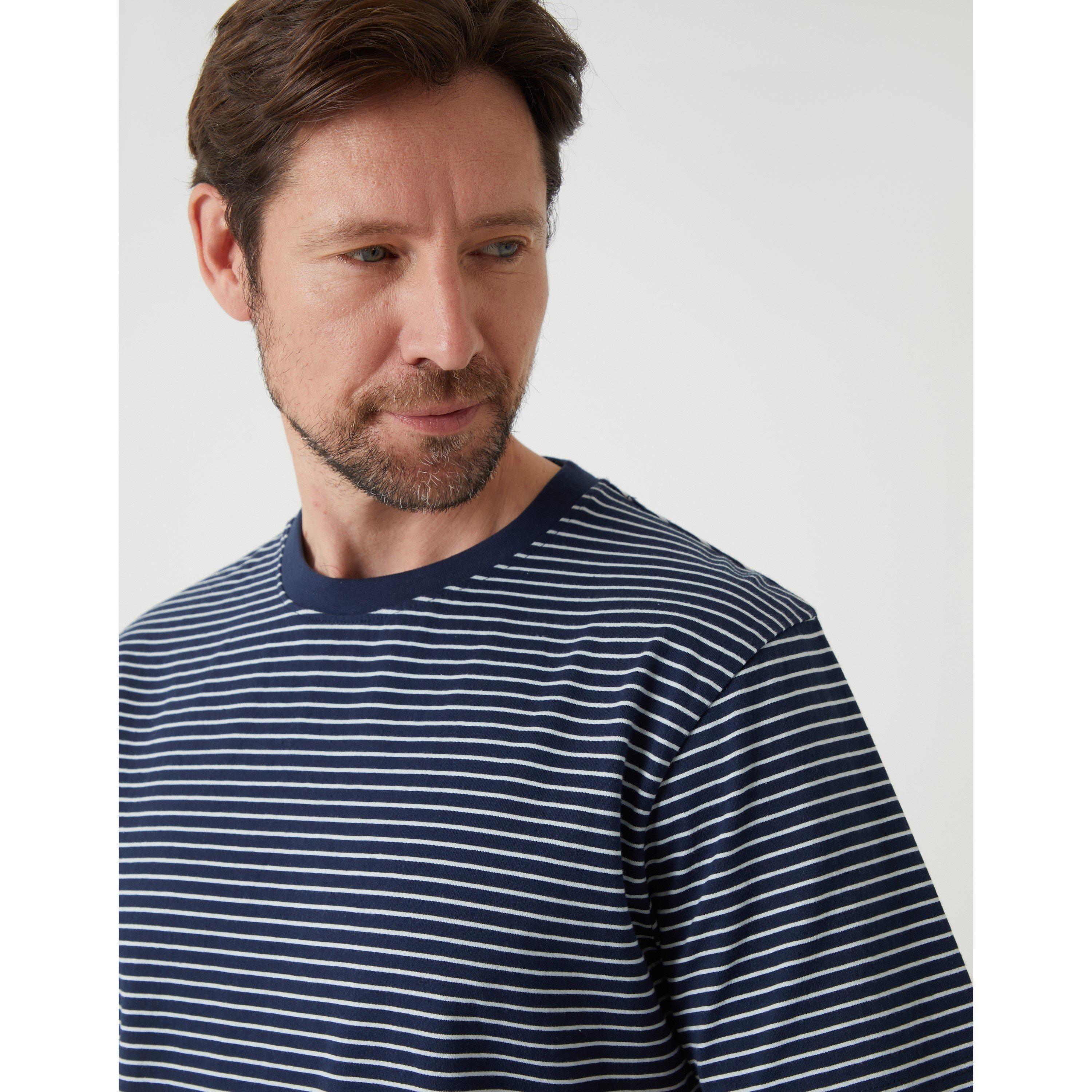 Navy - Saltwell - Men's Barwick Regular Fit T-Shirt - 4