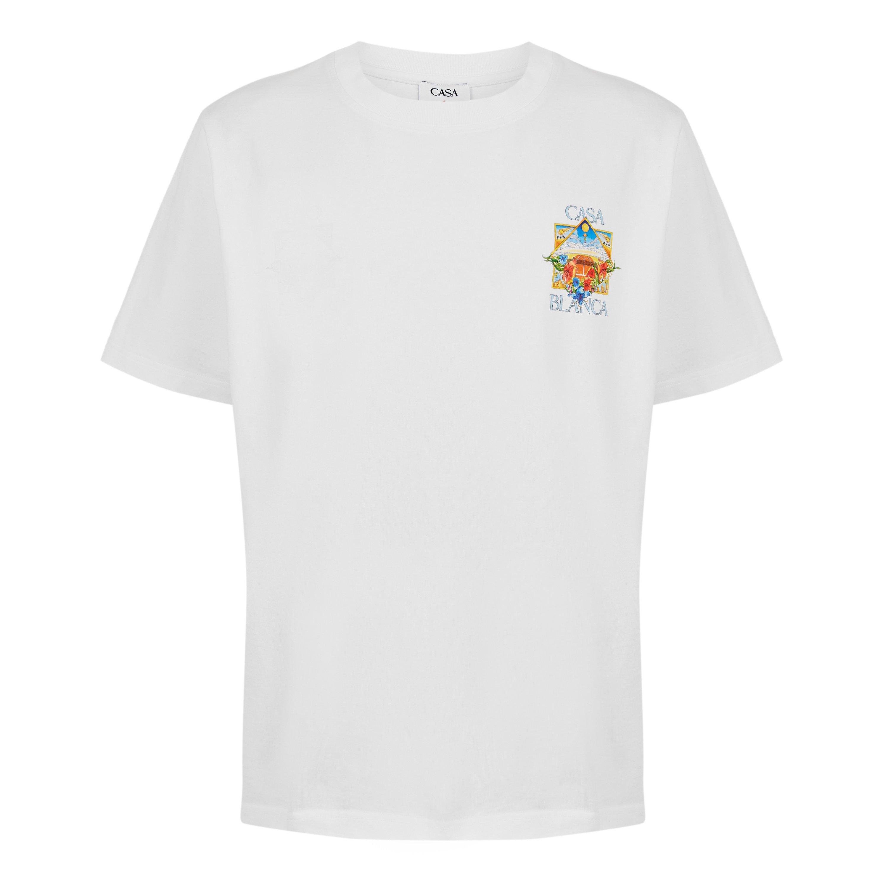 Casablanca Men's T-Shirt - White - Small