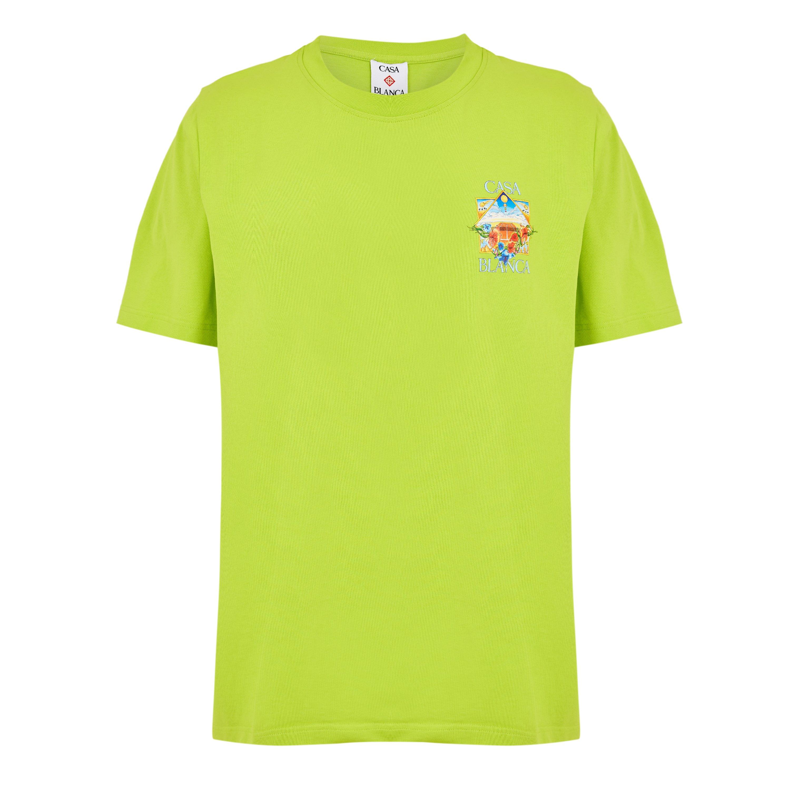 Casablanca Men's T-Shirt - Lime - X Large
