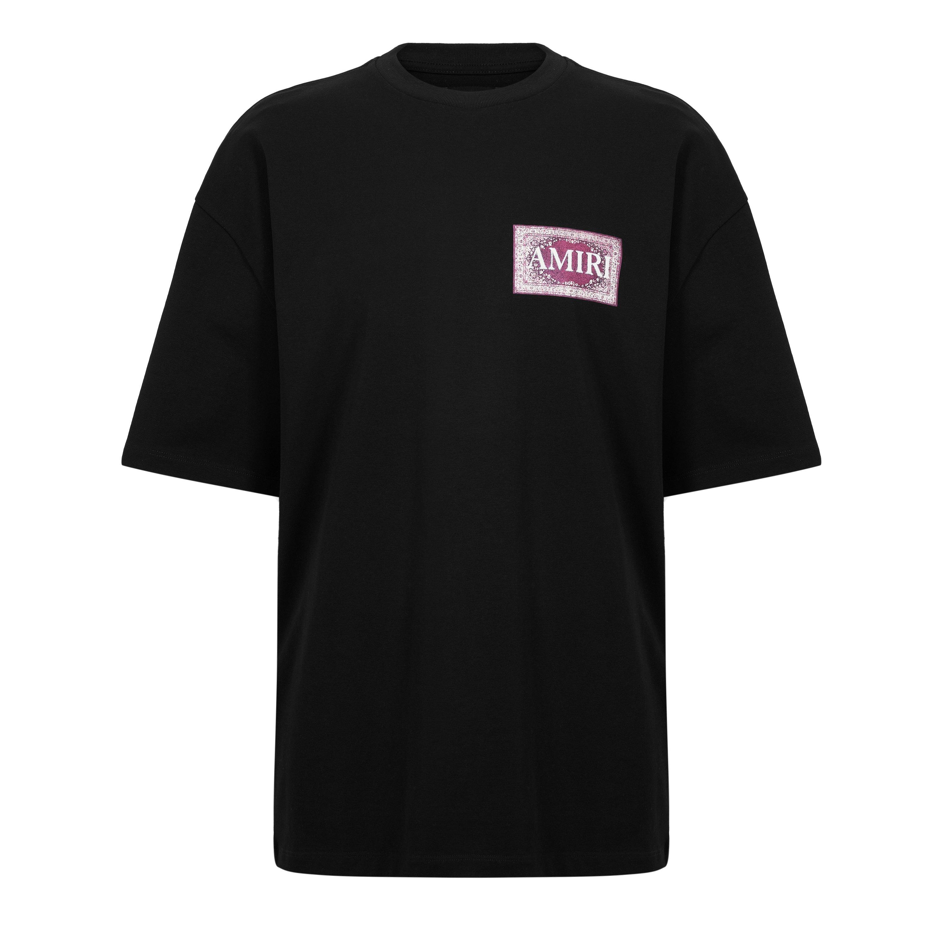 Amiri Men's Bandana Oversized T-Shirt - Black - L
