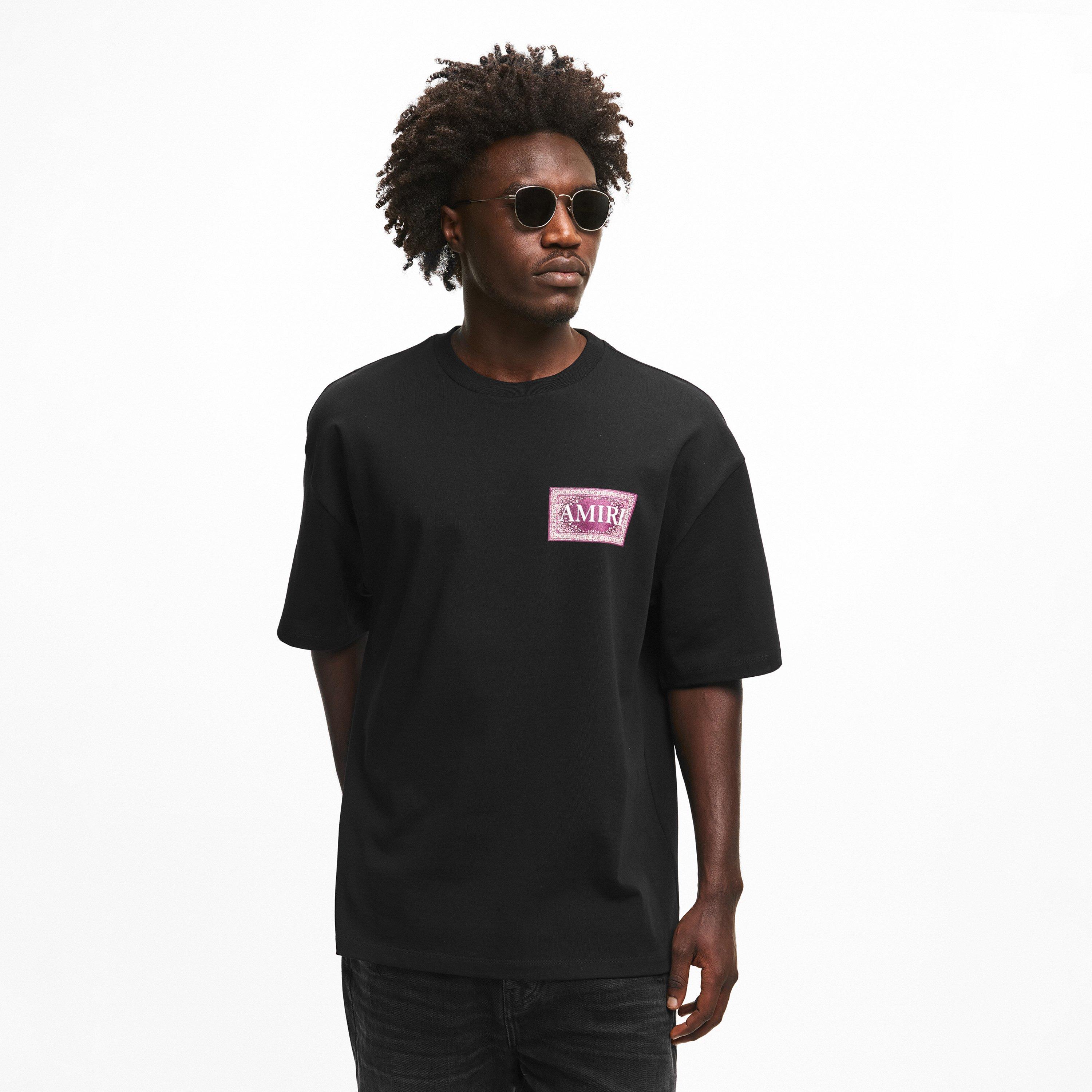 Black - Amiri - Amiri Bandana OS Tee Sn62 - 3