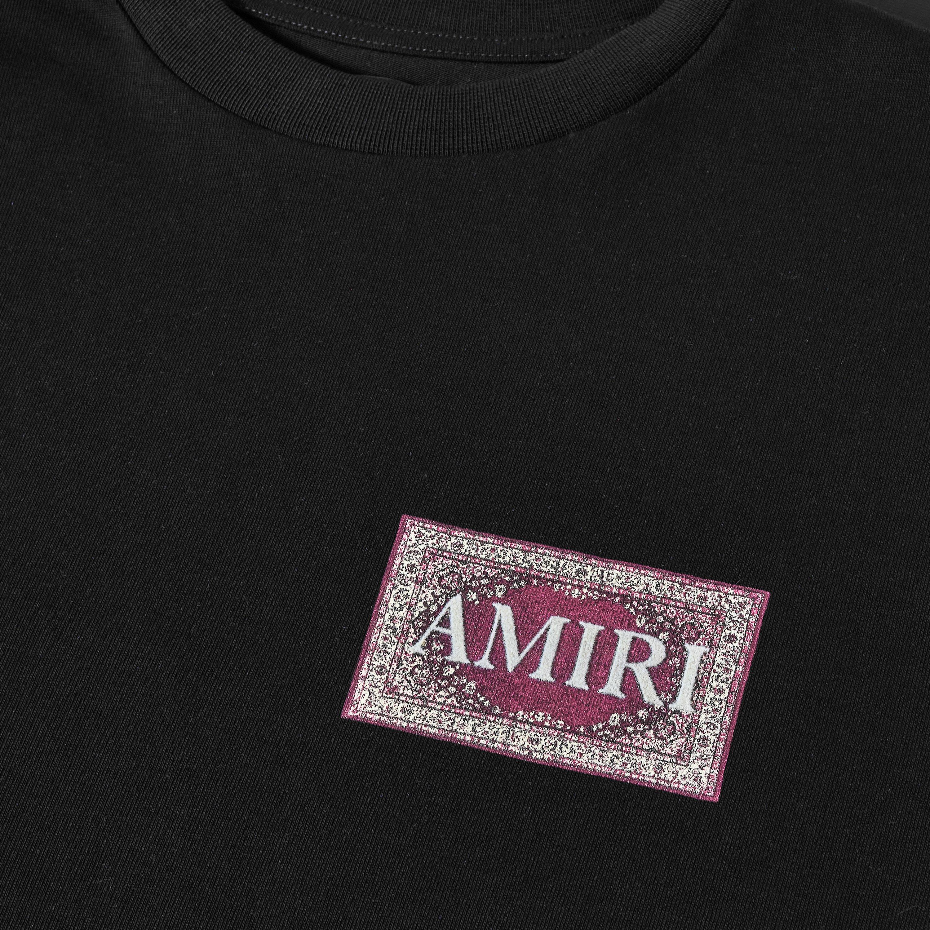 Black - Amiri - Men's Bandana Oversized T-Shirt - 5