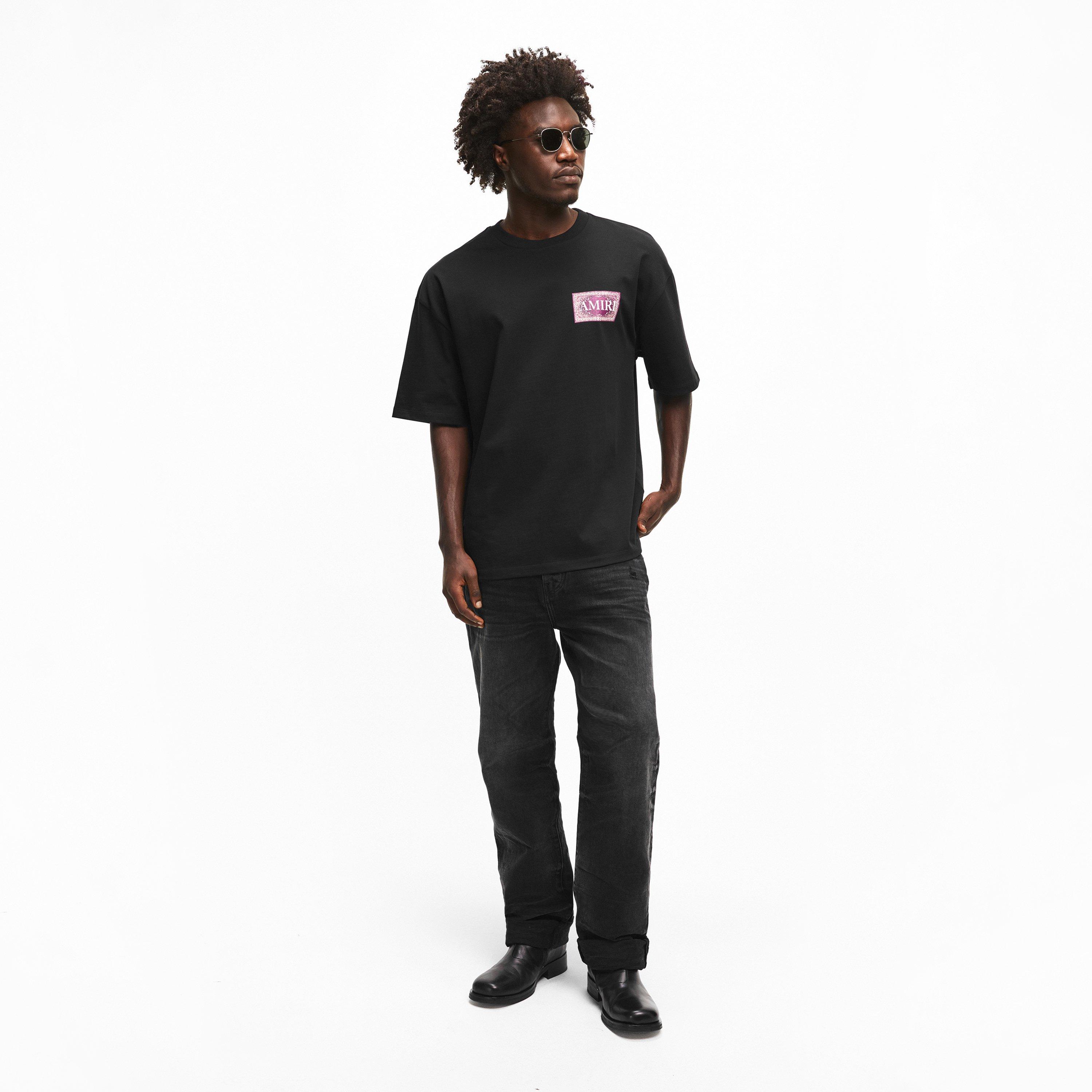 Black - Amiri - Amiri Bandana OS Tee Sn62 - 5
