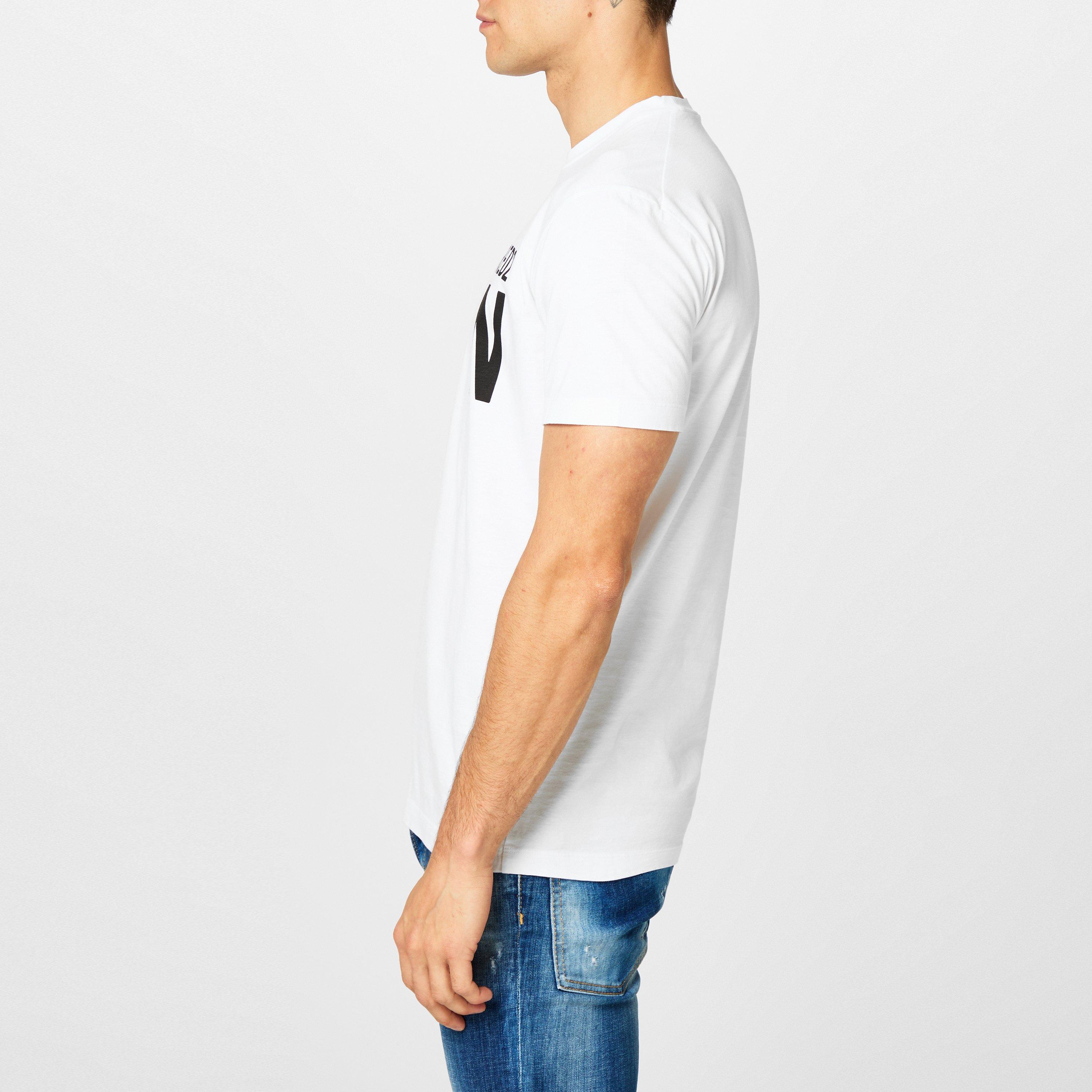 White/Black - DSquared2 - Dsquared2 T-Shirt - 6
