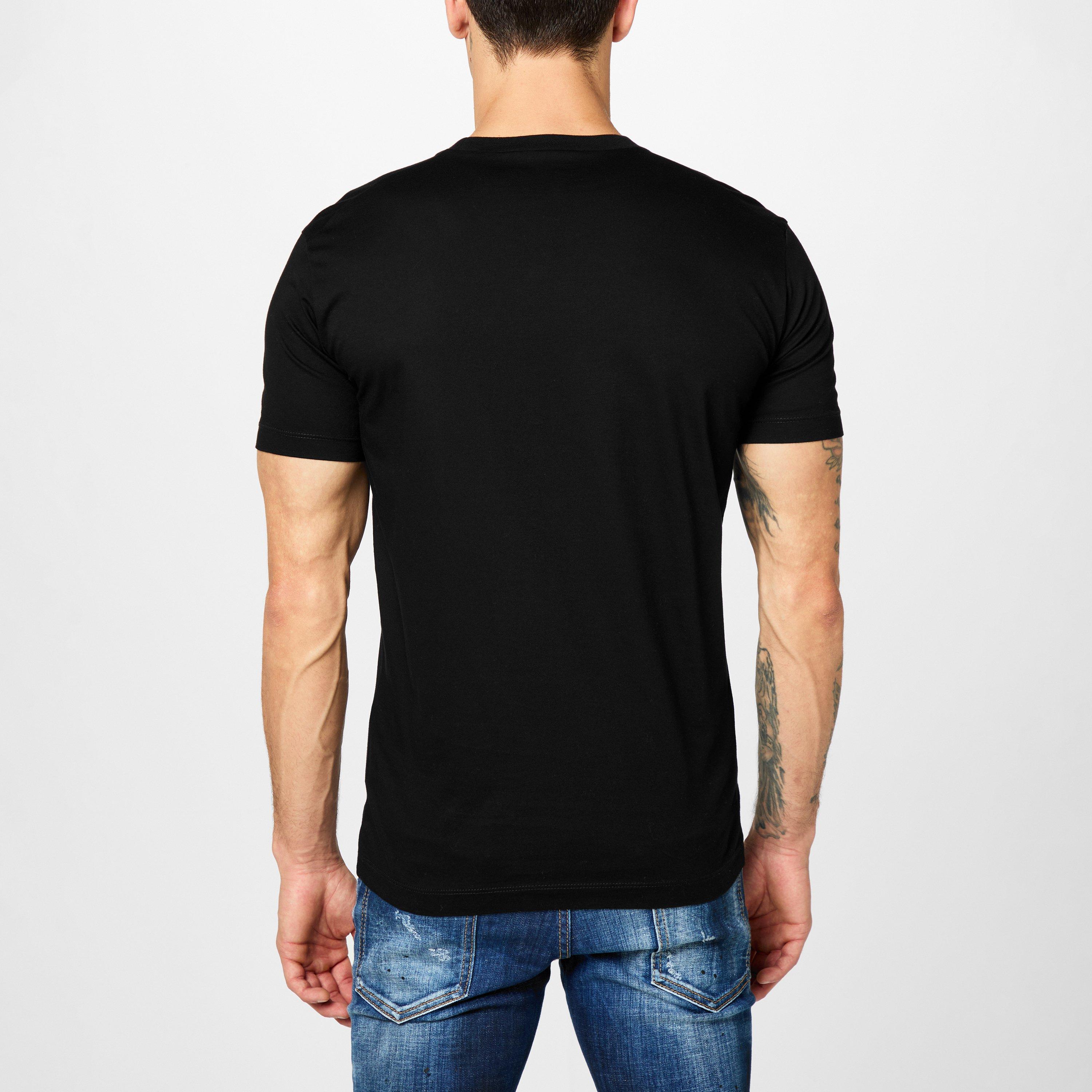 Black/White - DSquared2 - Dsquared2 T-Shirt - 4