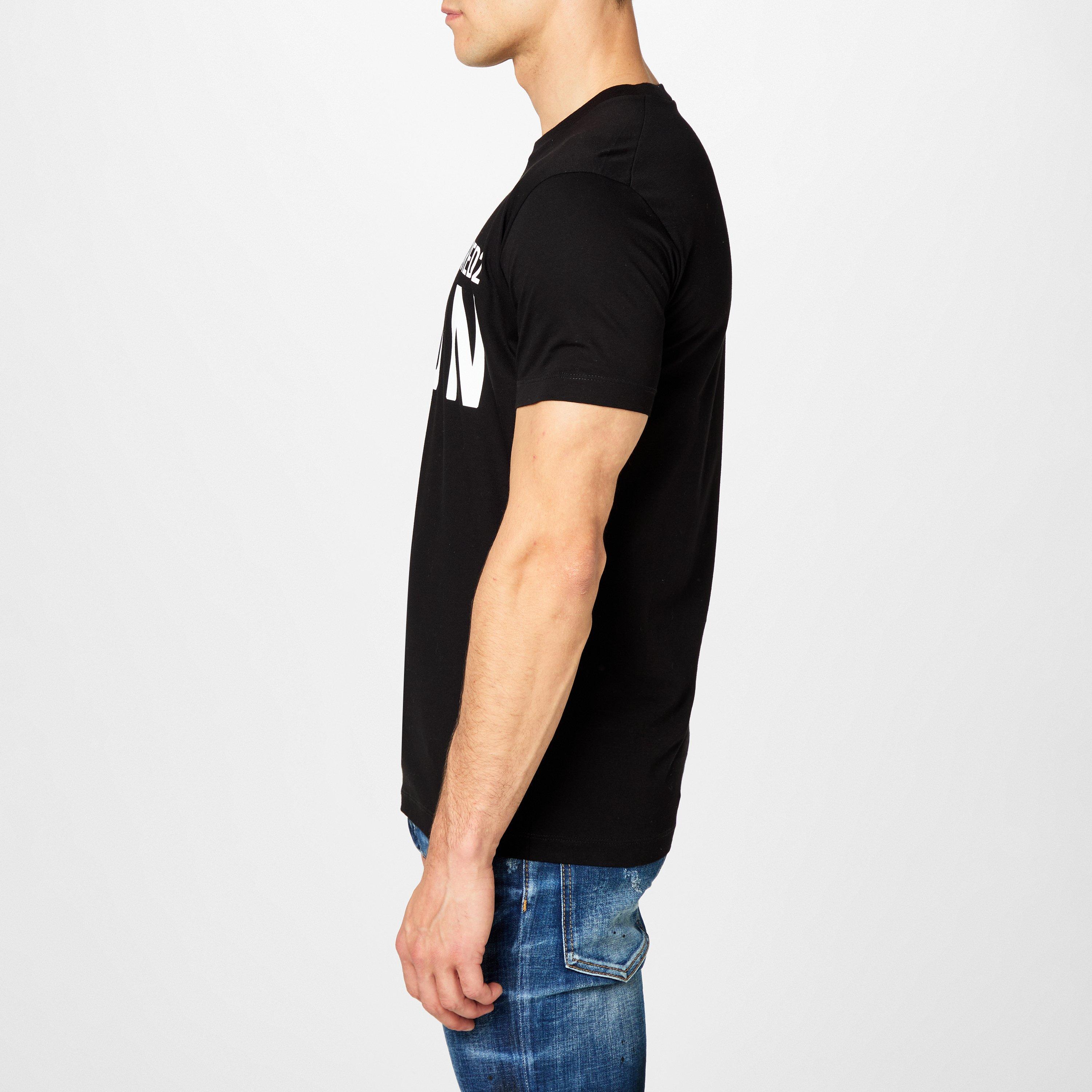 Black/White - DSquared2 - Dsquared2 T-Shirt - 5