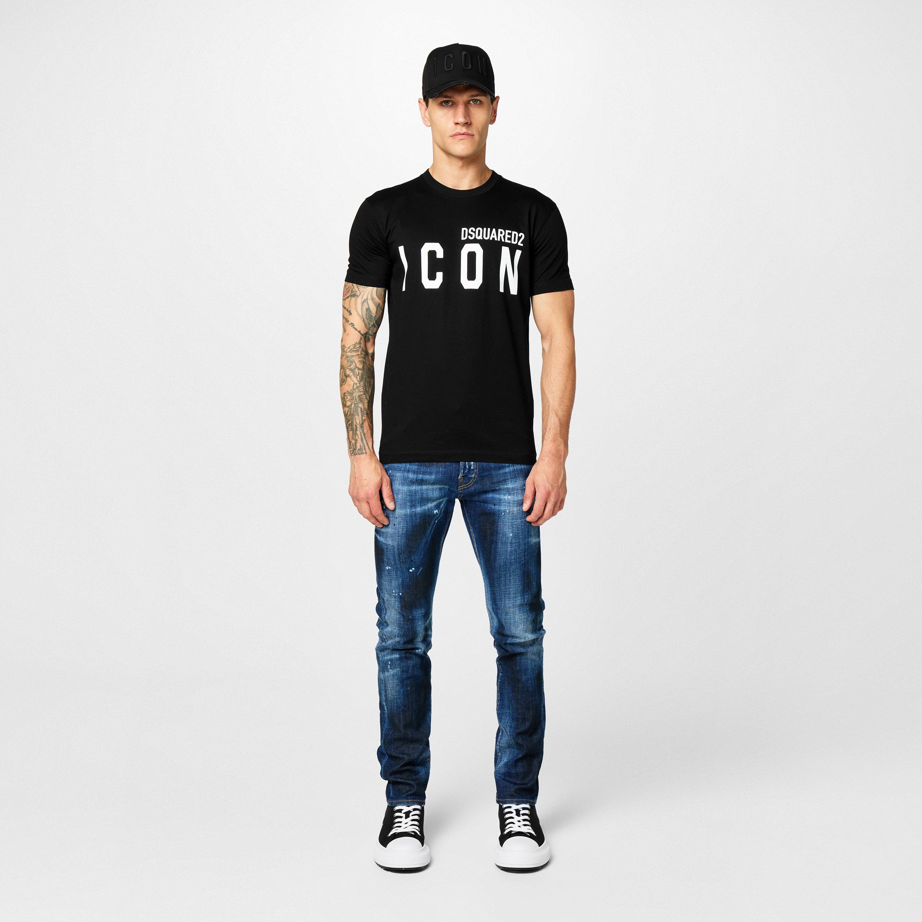 Black/White - DSquared2 - Dsquared2 T-Shirt - 6