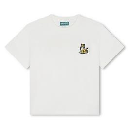 Kenzo Embroidered Tiger T Shirt Juniors